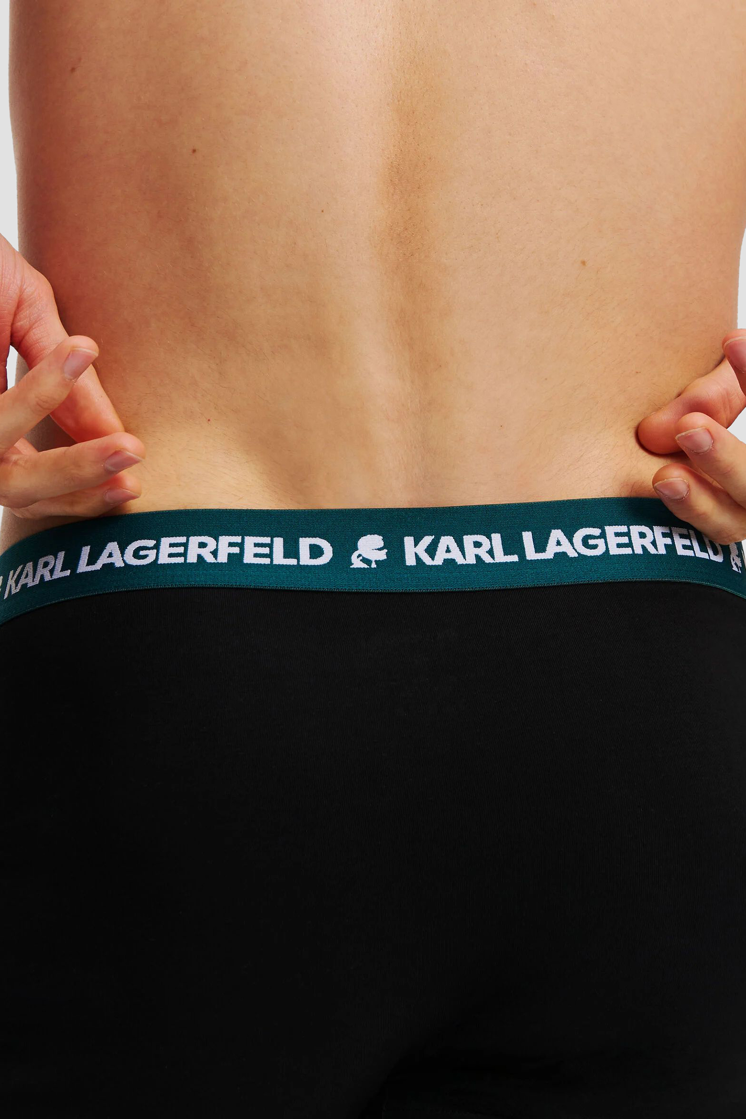 Мужские черные боксеры (3 шт) Karl Lagerfeld A1M47021;1OE