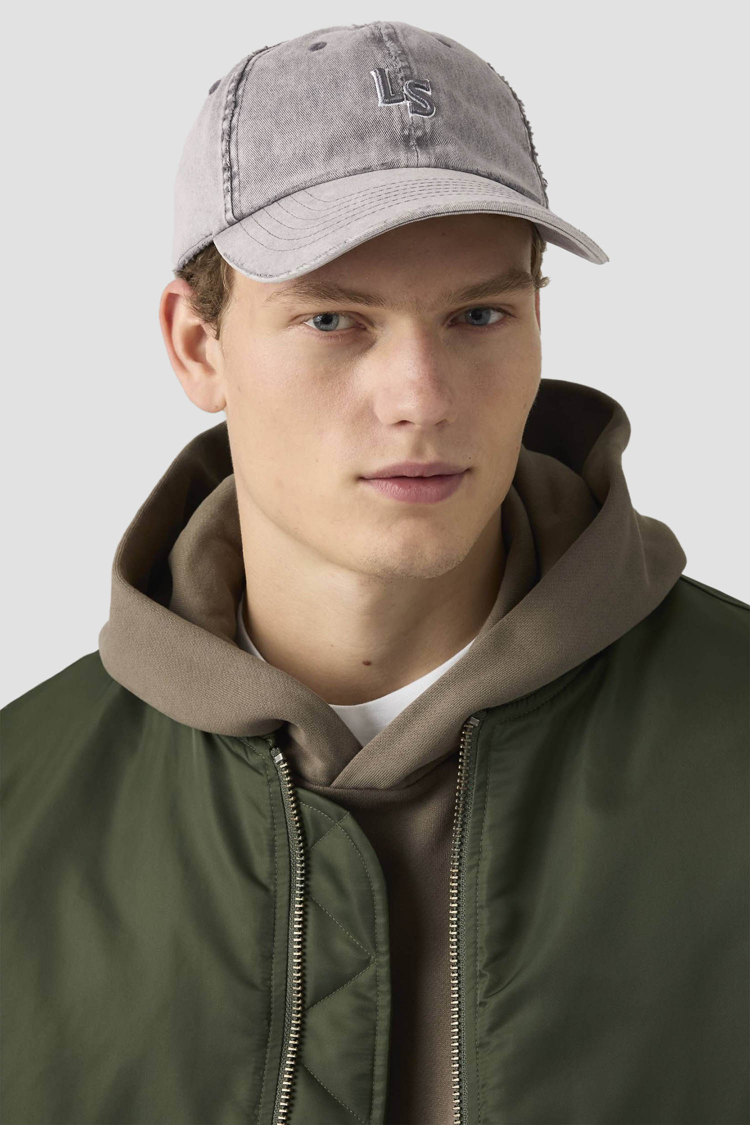 Чоловіча сіра кепка Levi’s® 004BS;0007
