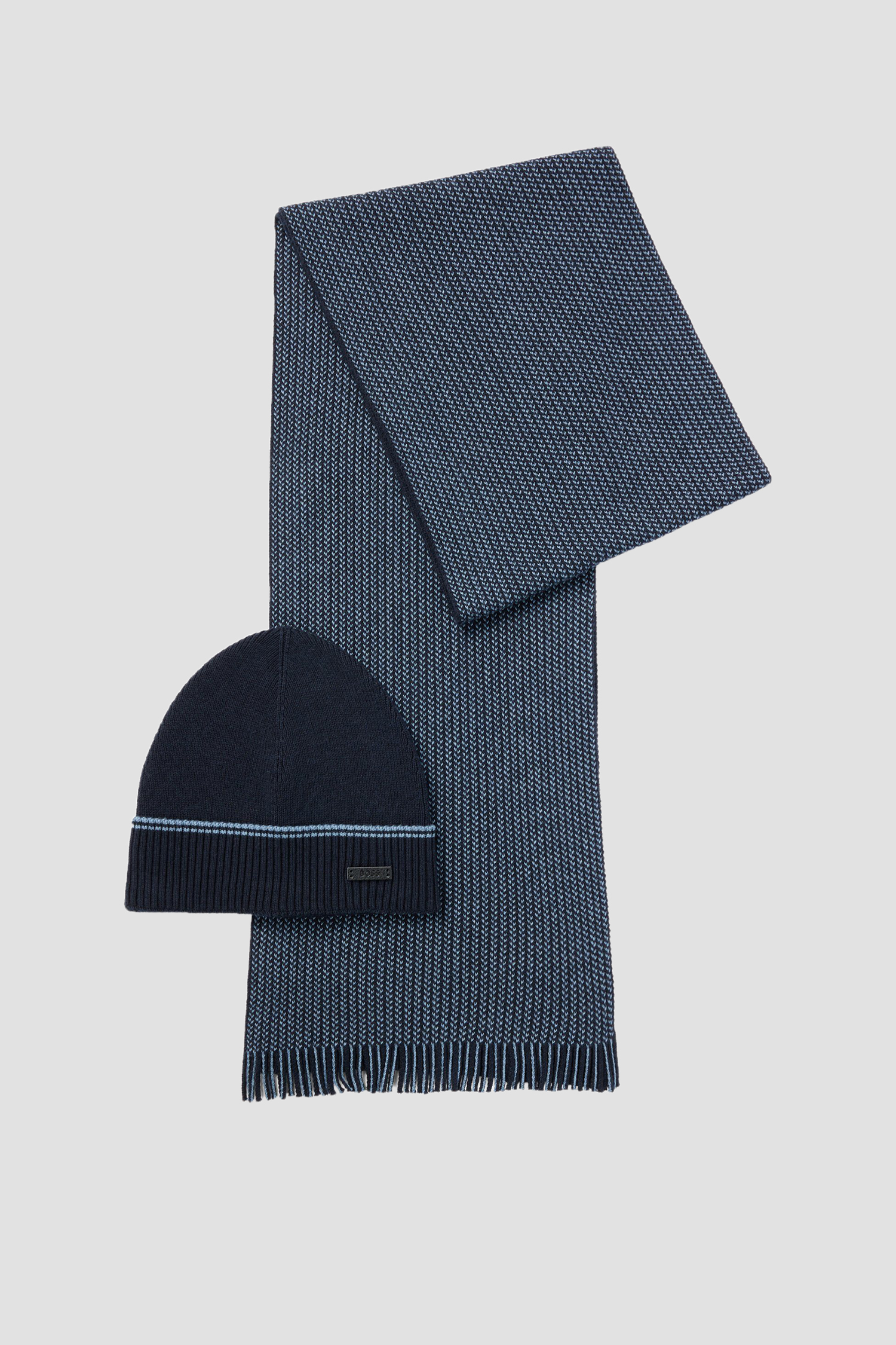 Мужской набор аксессуаров (шапка, шарф) BOSS 50497976;404