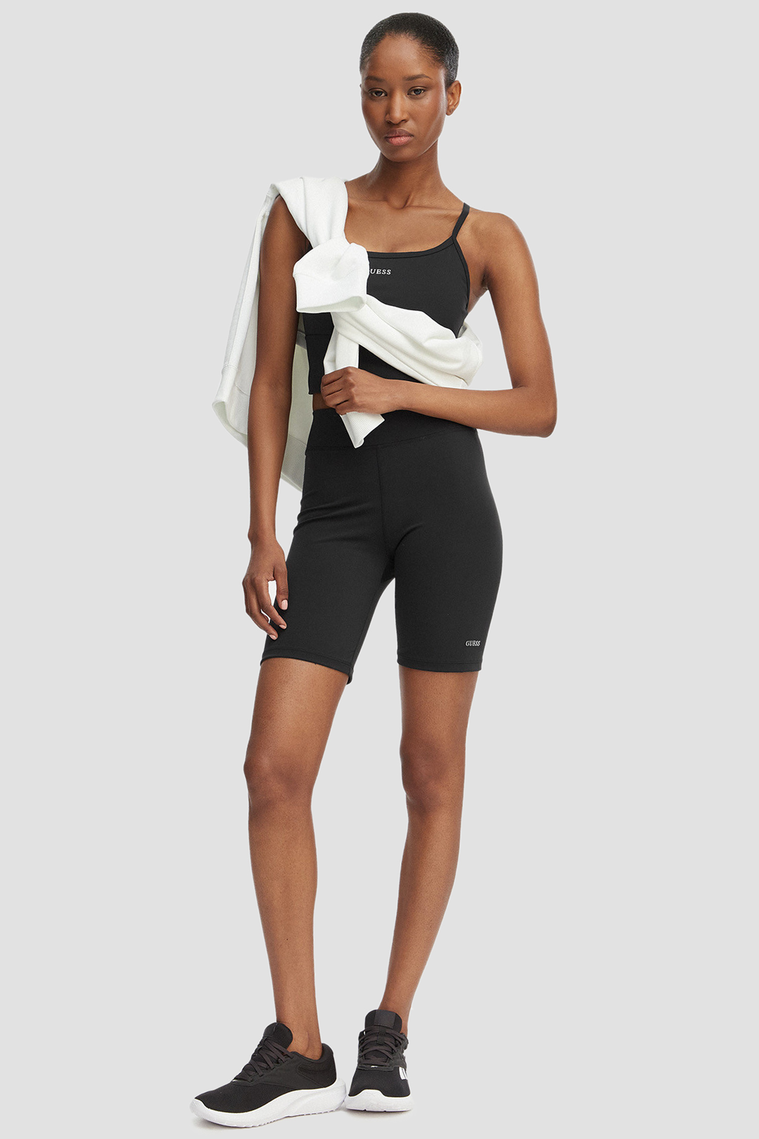 Женские черные велосипедки Guess V6GD12.K3058;JBLK
