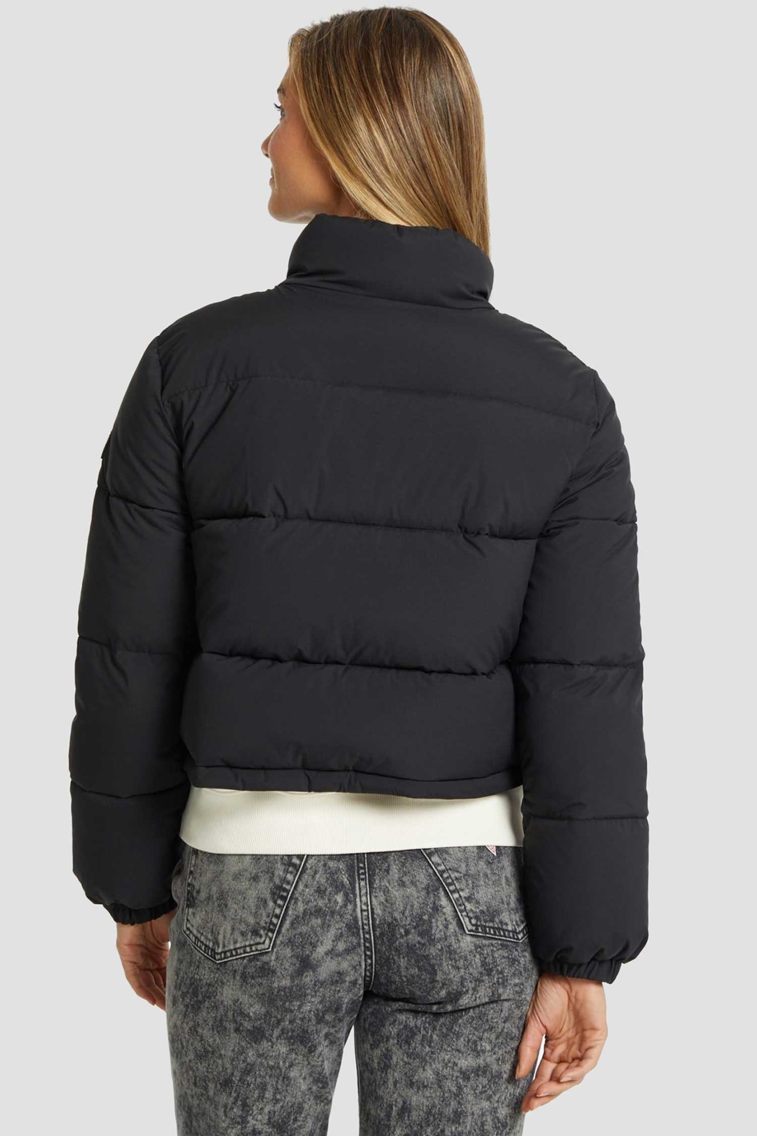 Женская черная куртка Guess Jeans W4BL20.WGII2;JBLK