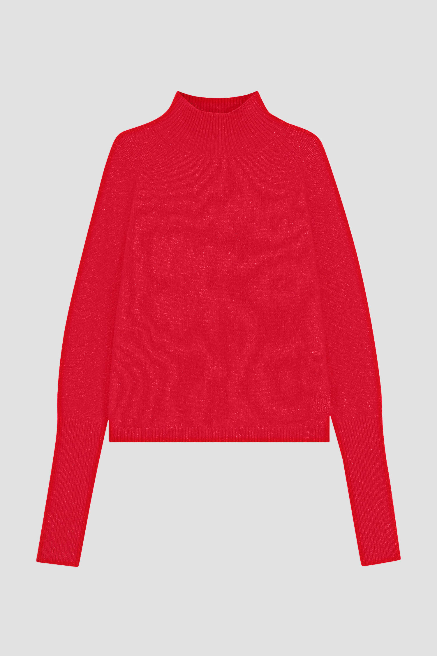 Женский красный шерстяной гольф HUGO 50548251;619