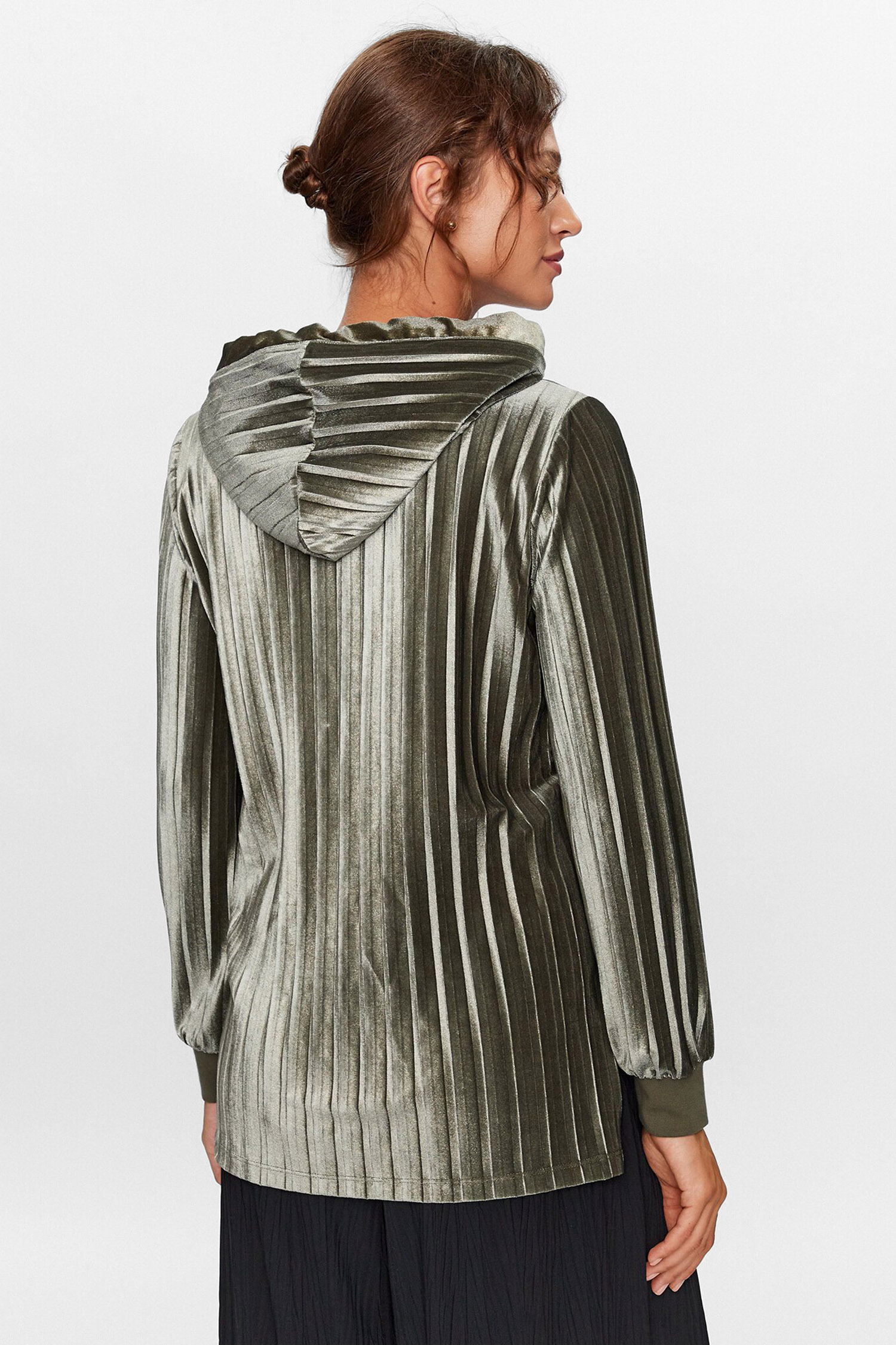 Женское зеленое худи Liu Jo TF3183.J4529;90511