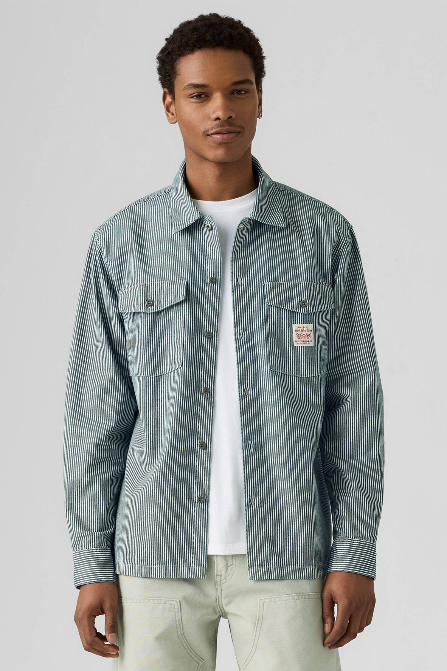 Мужская рубашка в полоску Levi’s® 003O2;0005