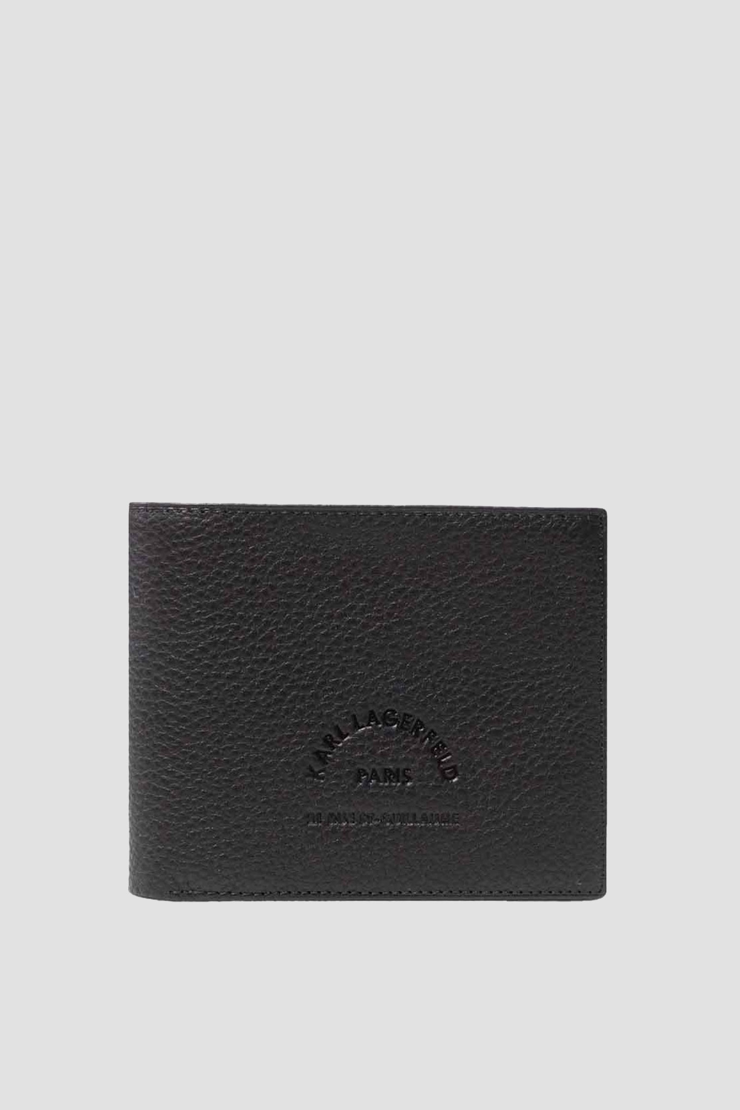 Чоловічий чорний шкіряний гаманець Karl Lagerfeld 534451.815413;990