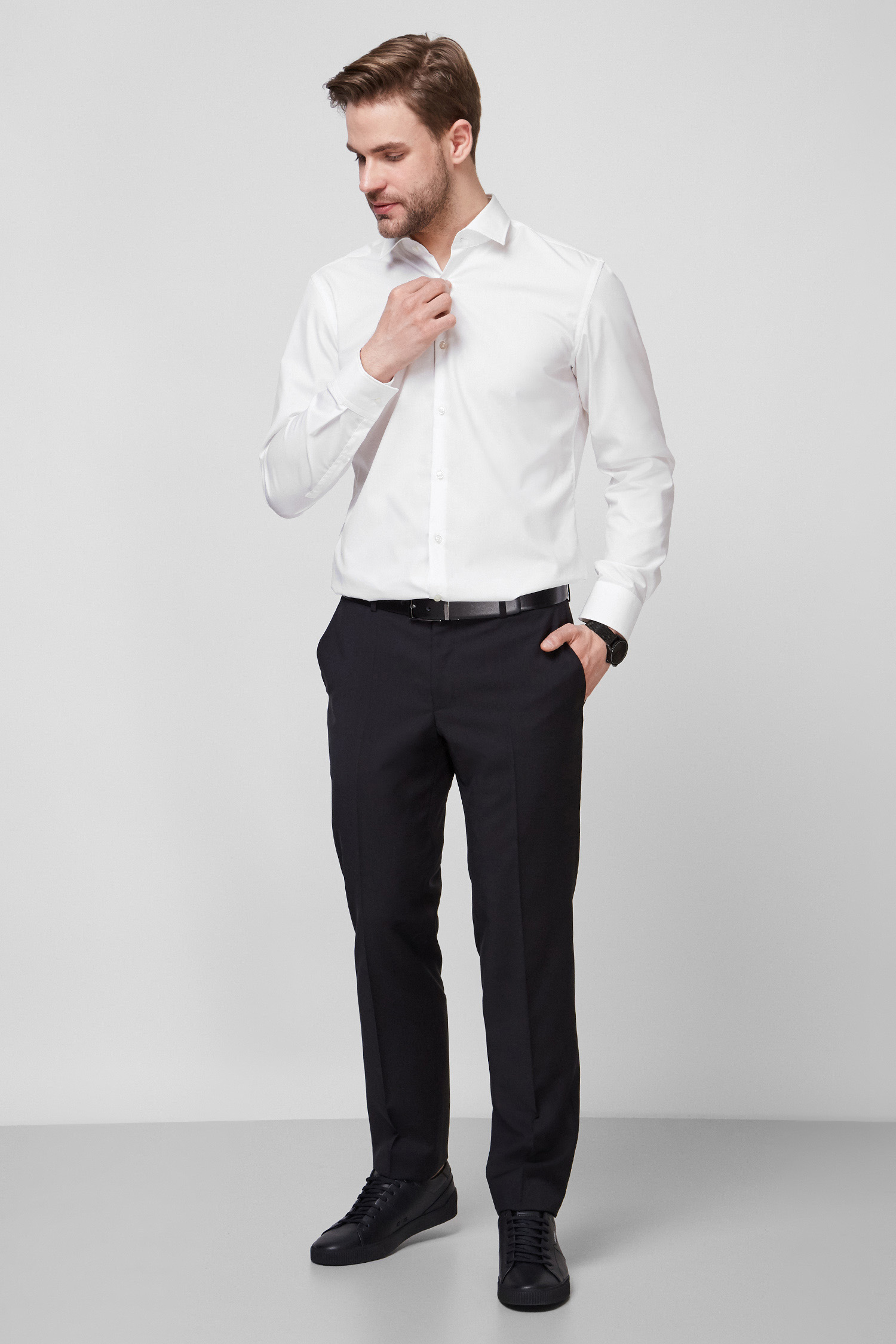 Чоловіча біла сорочка HUGO 50289499;199