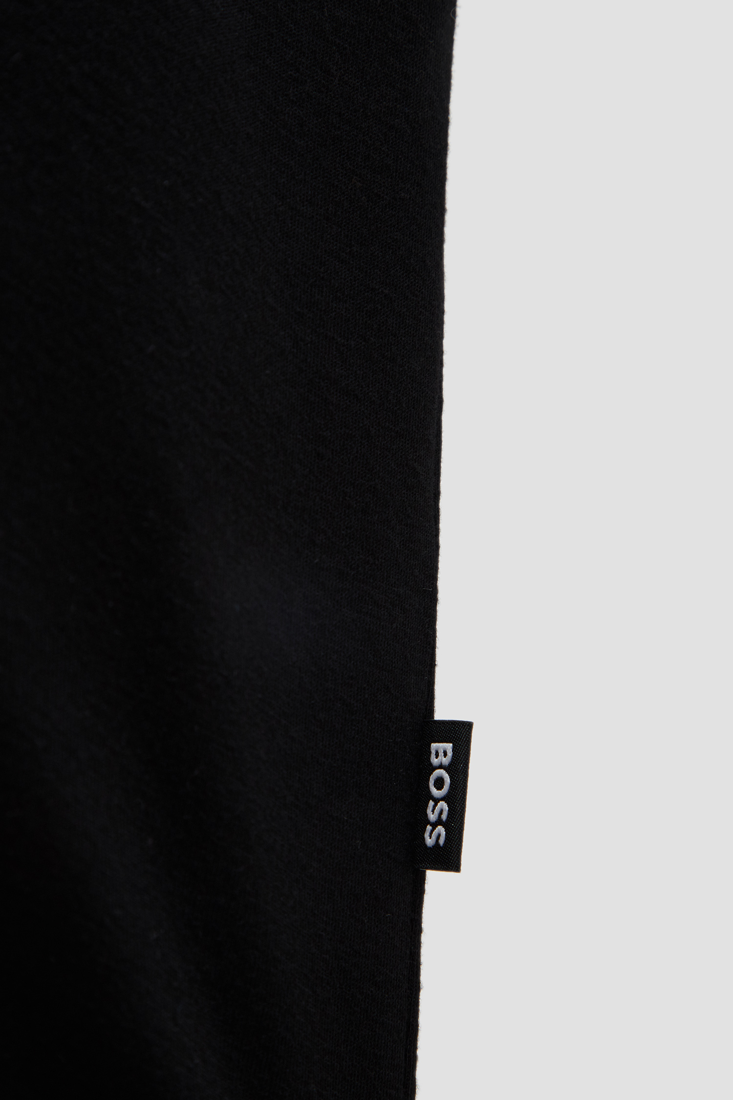 Чоловічий чорний лонгслів BOSS 50524326;001