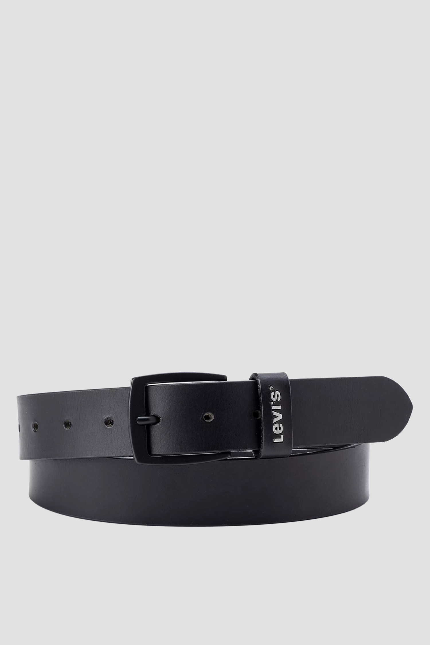 Чоловічий чорний шкіряний ремінь Levi’s® 002FZ;0000