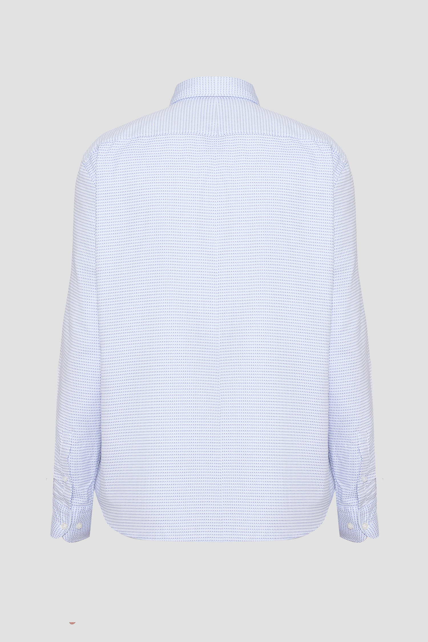 Мужская голубая рубашка с узором BOSS 50533712;425