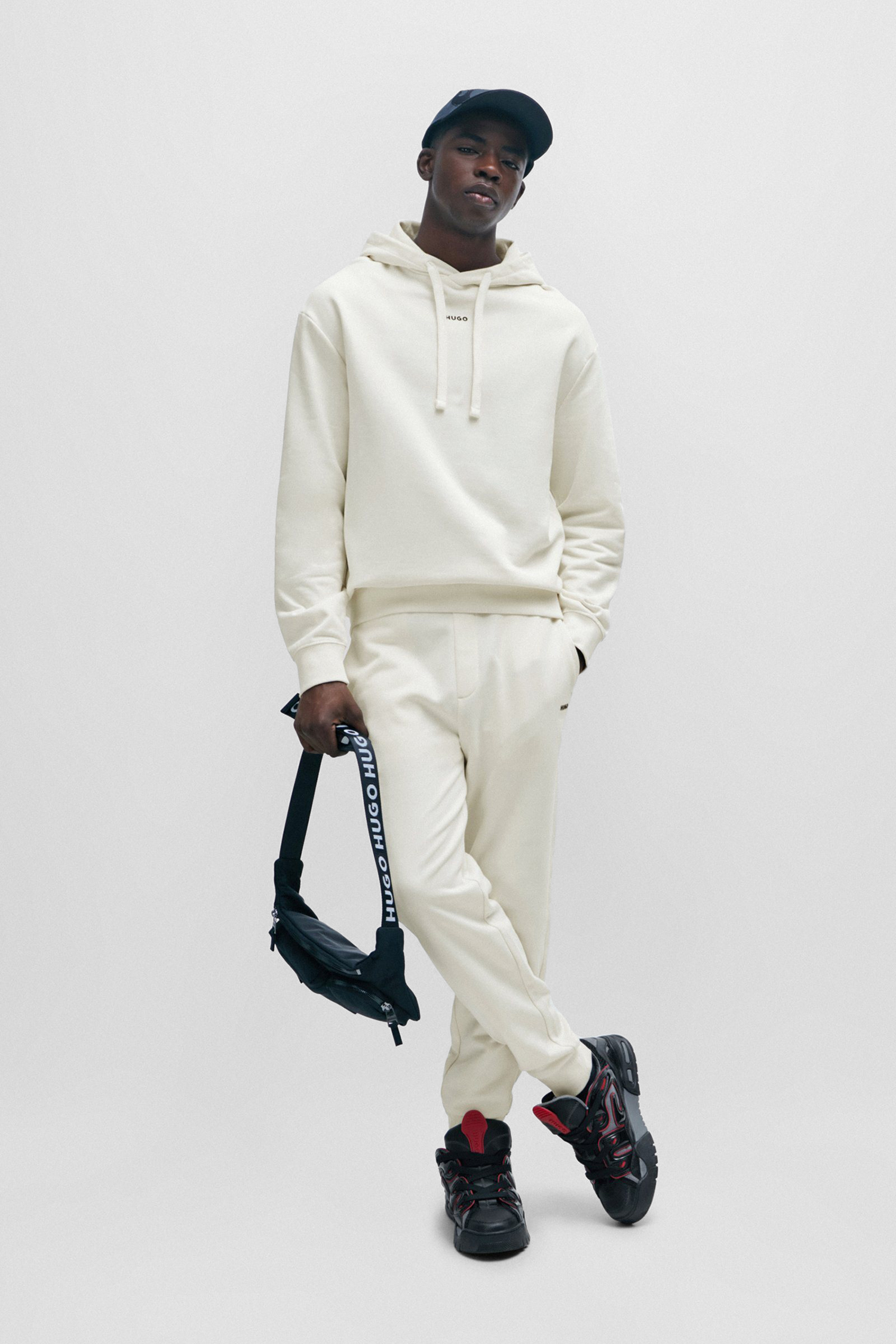 Мужское белое худи HUGO 50486478;121