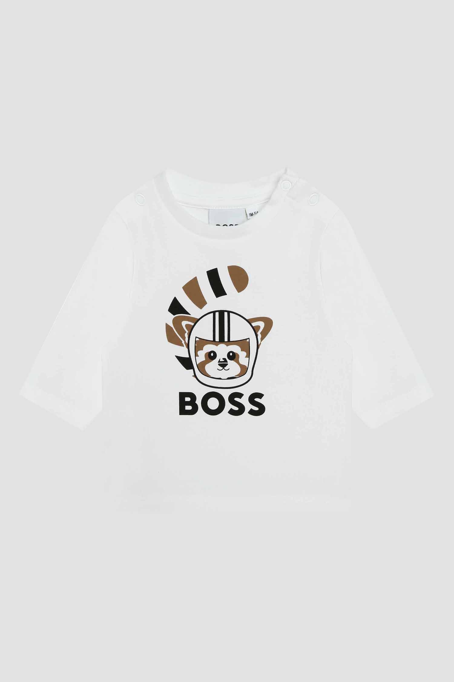 Детская белая футболка BOSS kids J95363;10P