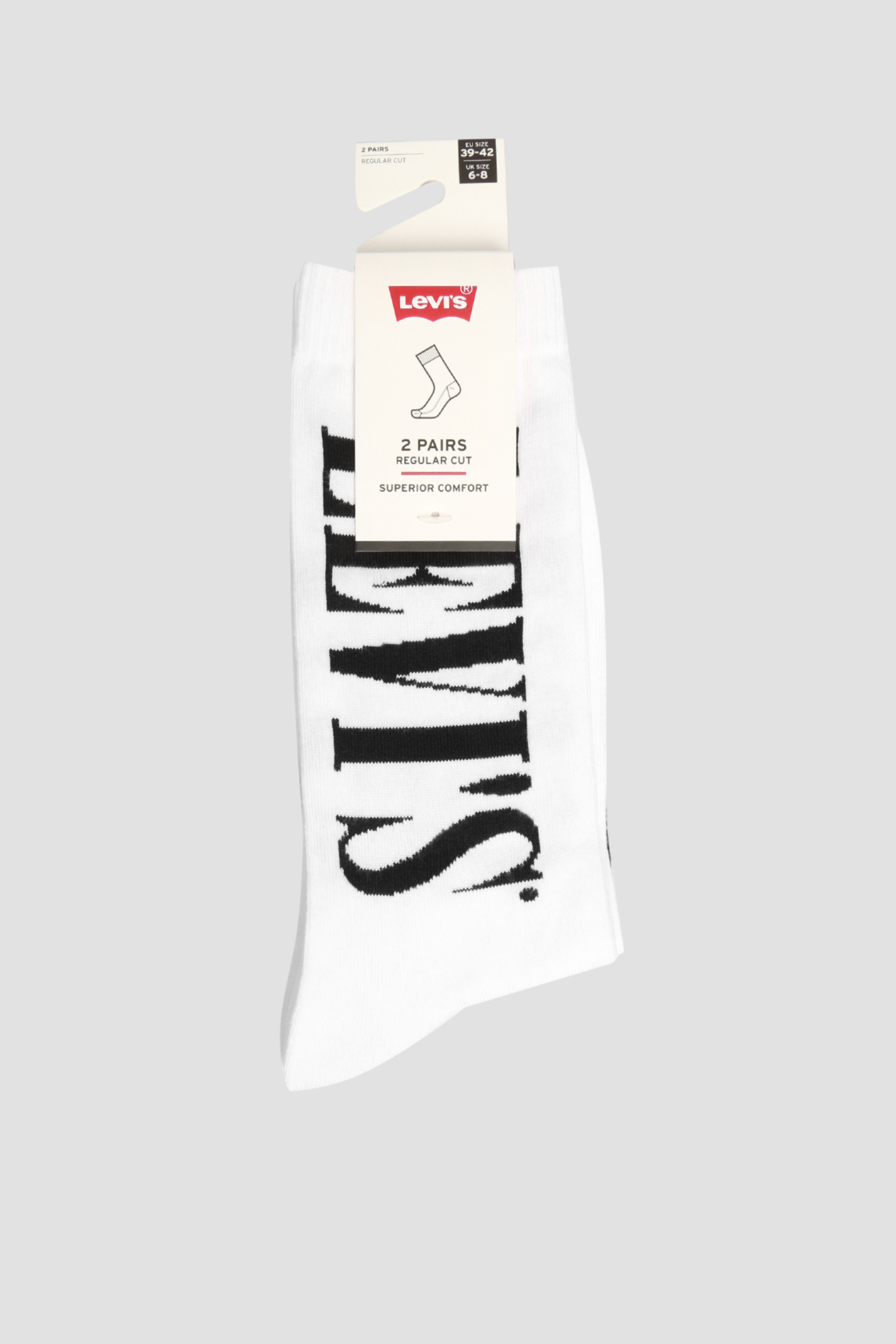 Белые носки (2 пары) Levi’s® 903029001;001