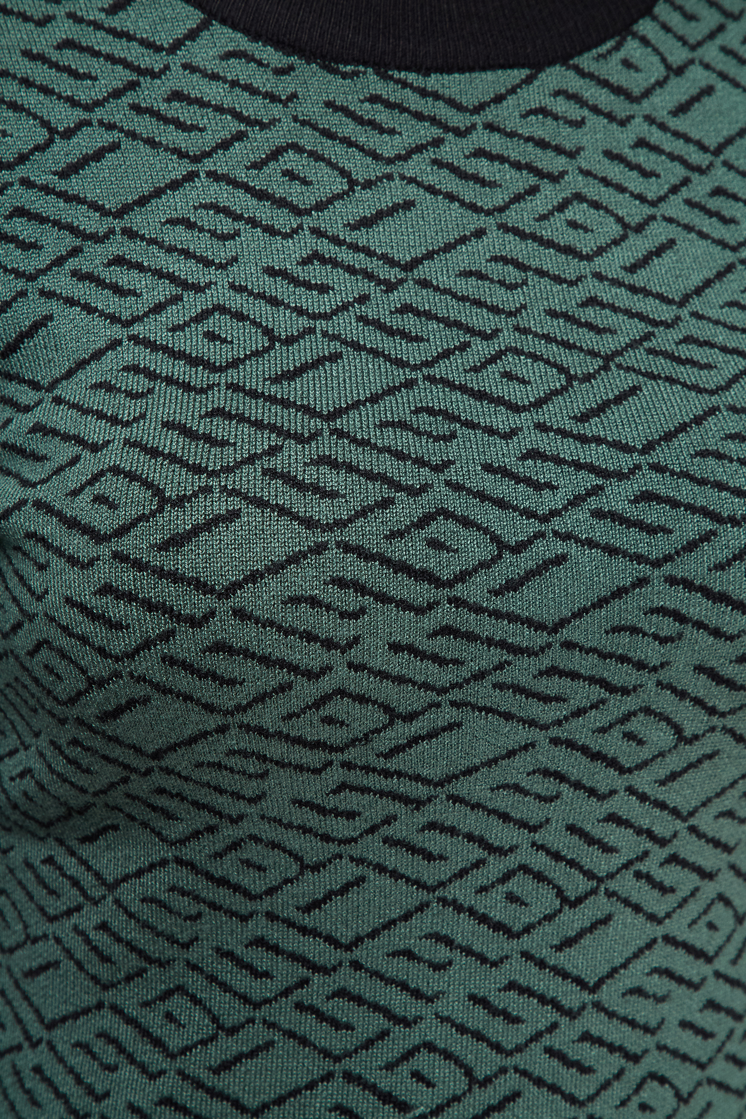 Жіночий зелений джемпер з візерунком Guess W1BR55.Z1091;P84Z