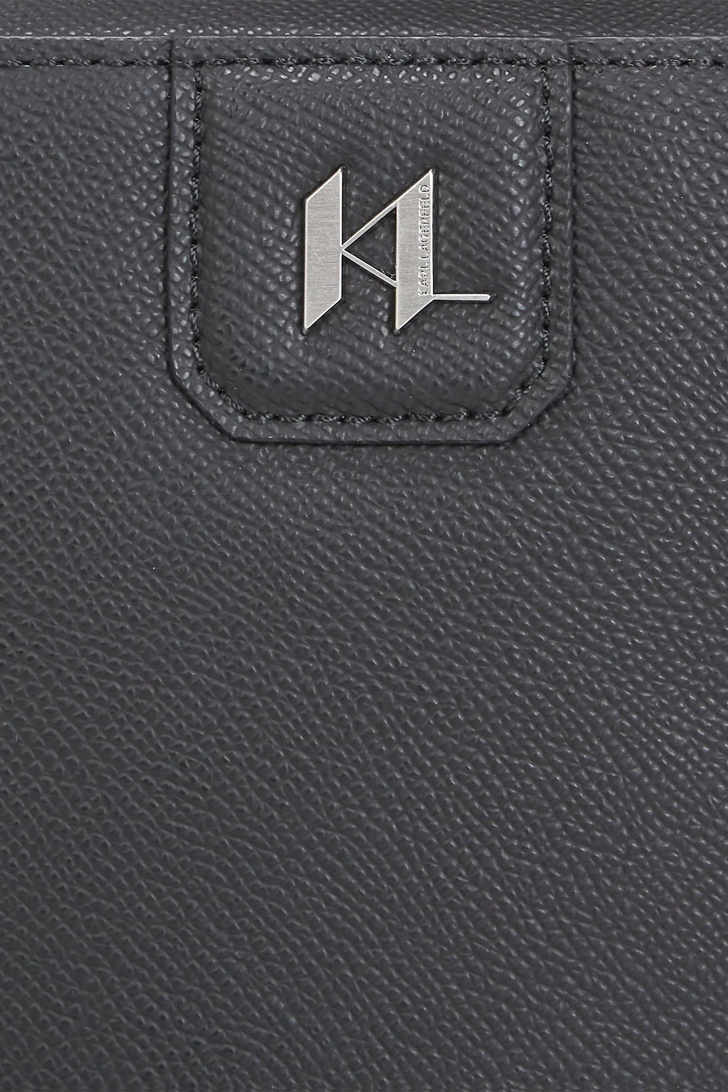 Чоловіча чорна шкіряна сумка Karl Lagerfeld A3M30158;999