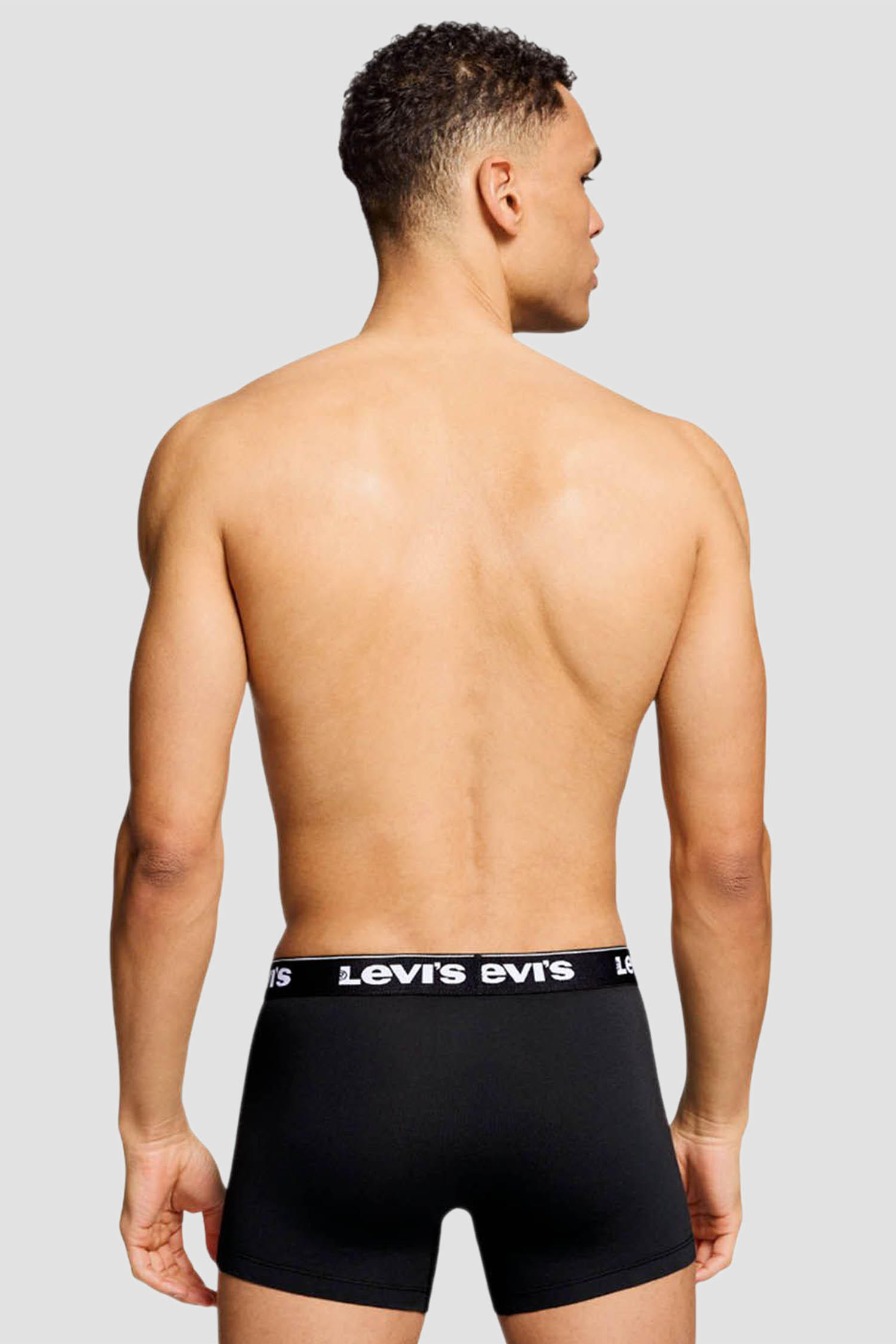 Мужские черные боксеры (3 шт) Levi’s® 701236673;001