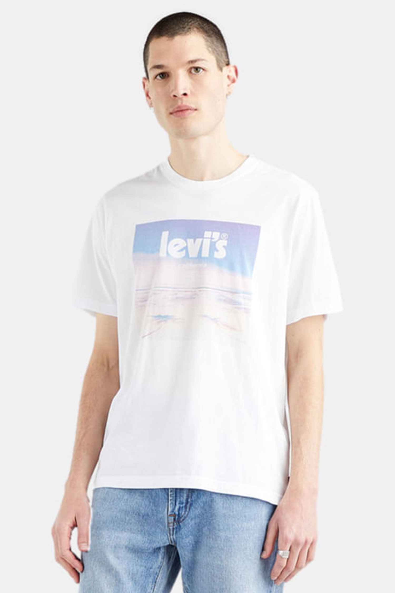 Мужская белая футболка Levi’s® 16143;0484