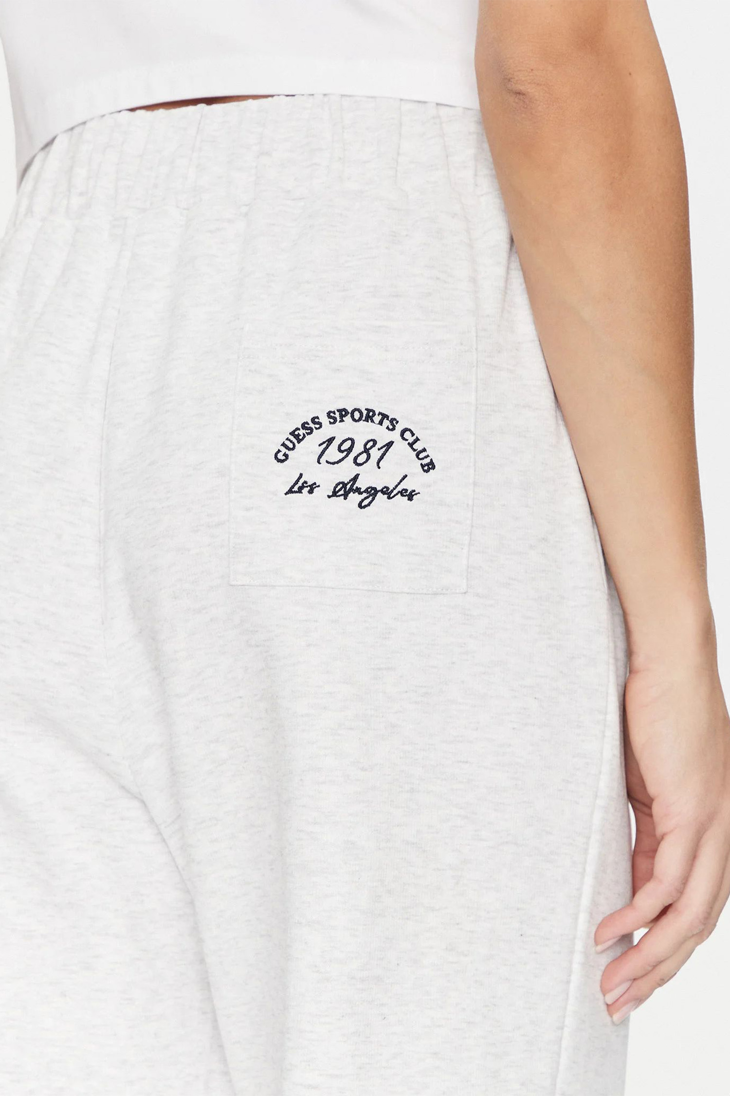 Женские светло-серые спортивные брюки Guess V5GB03.KCS01;H00F