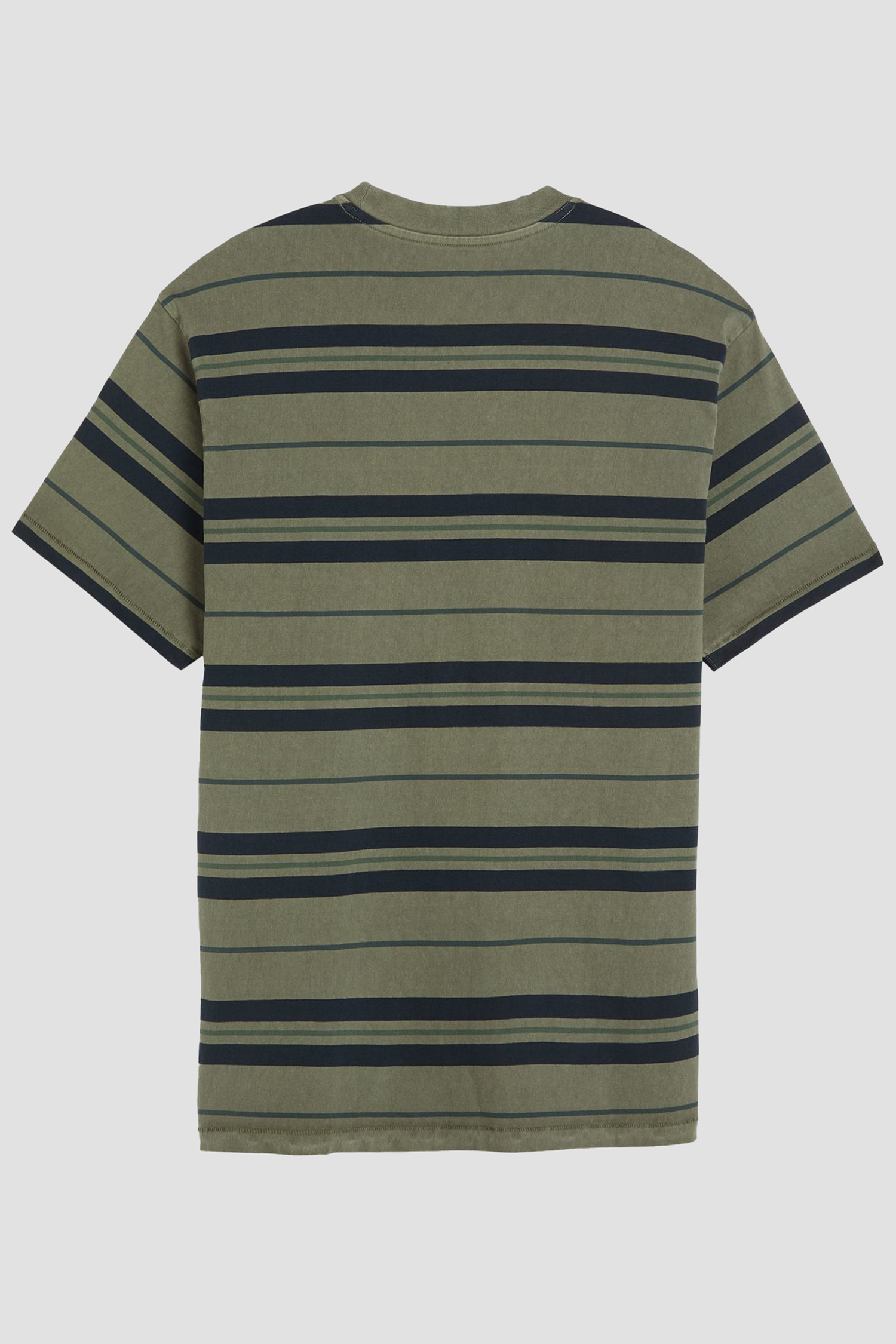 Мужская зеленая футболка в полоску Levi’s® A0637;0143