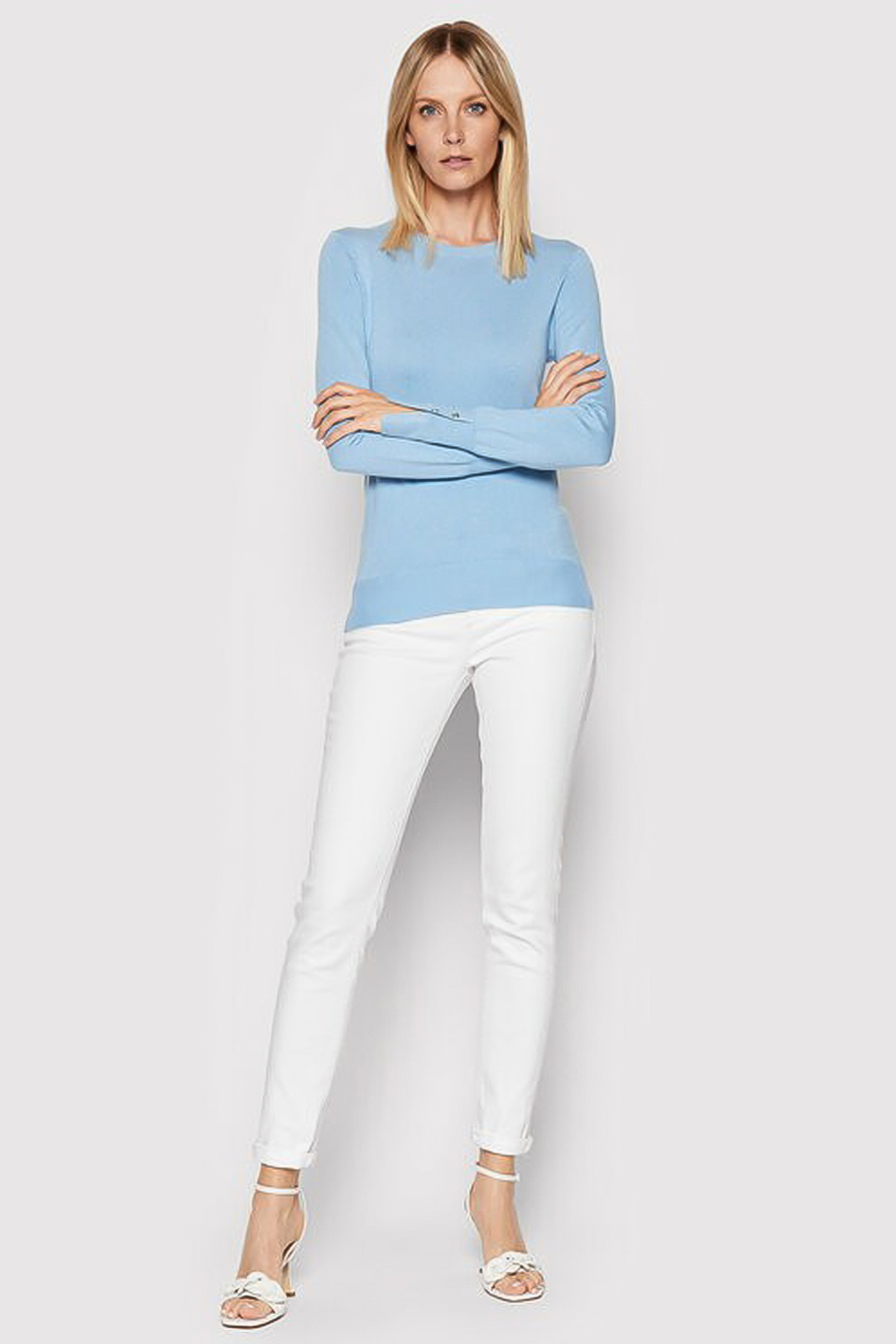 Жіночий блакитний джемпер Guess W2YR30.Z2V62;G7IP