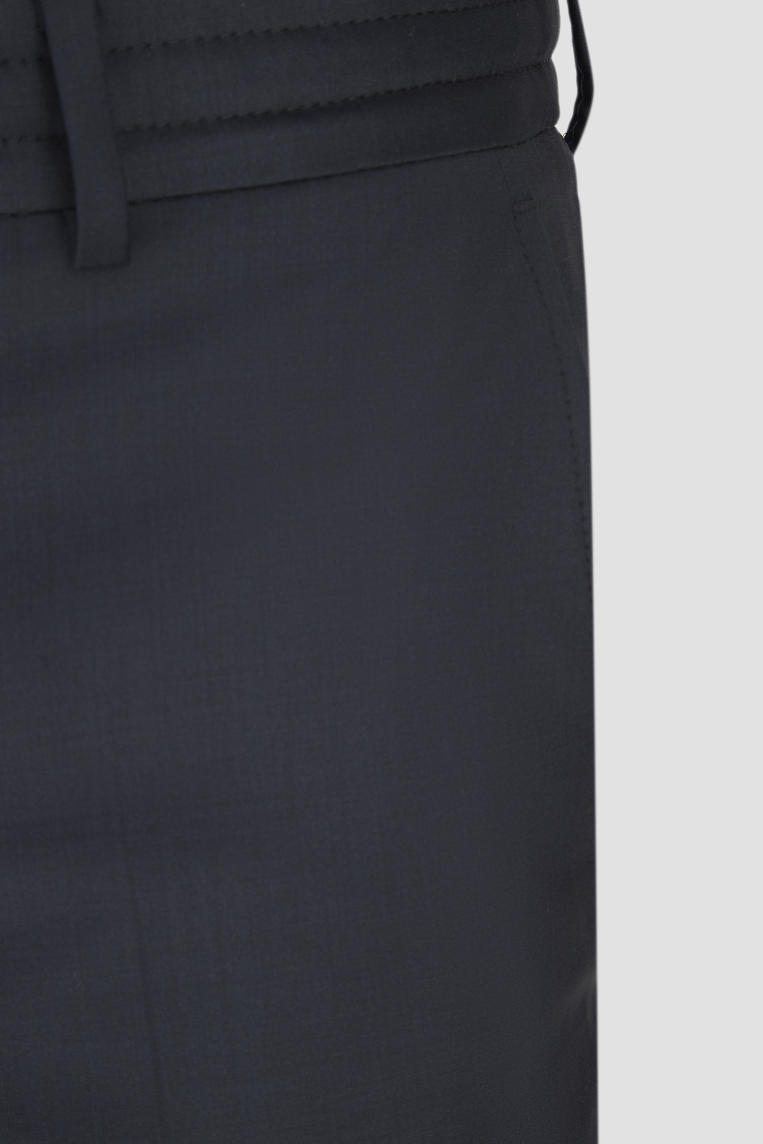 Чоловічі темно-сині вовняні брюки Karl Lagerfeld 542096.255056;690