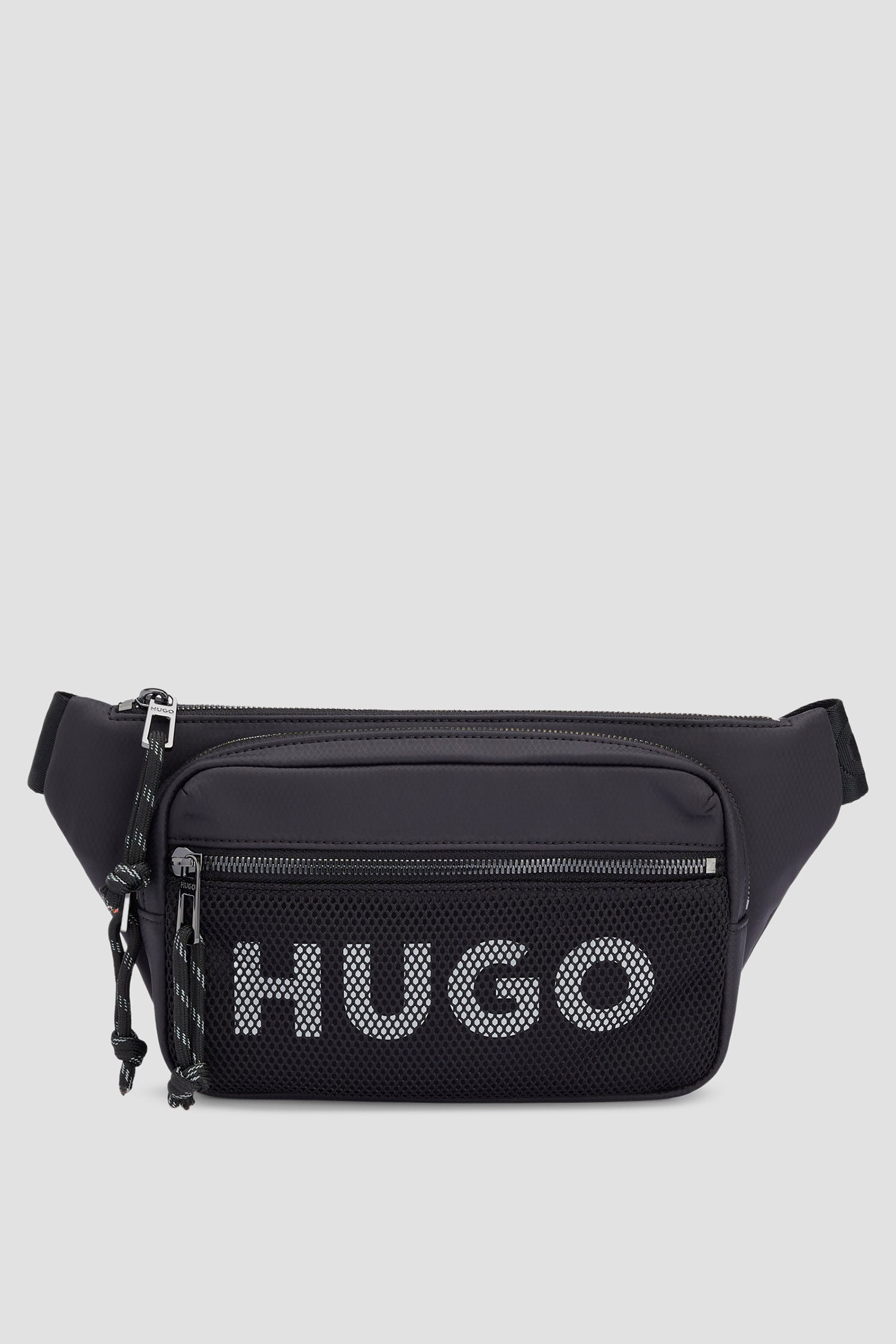 Мужская черная поясная сумка HUGO 50523523;001