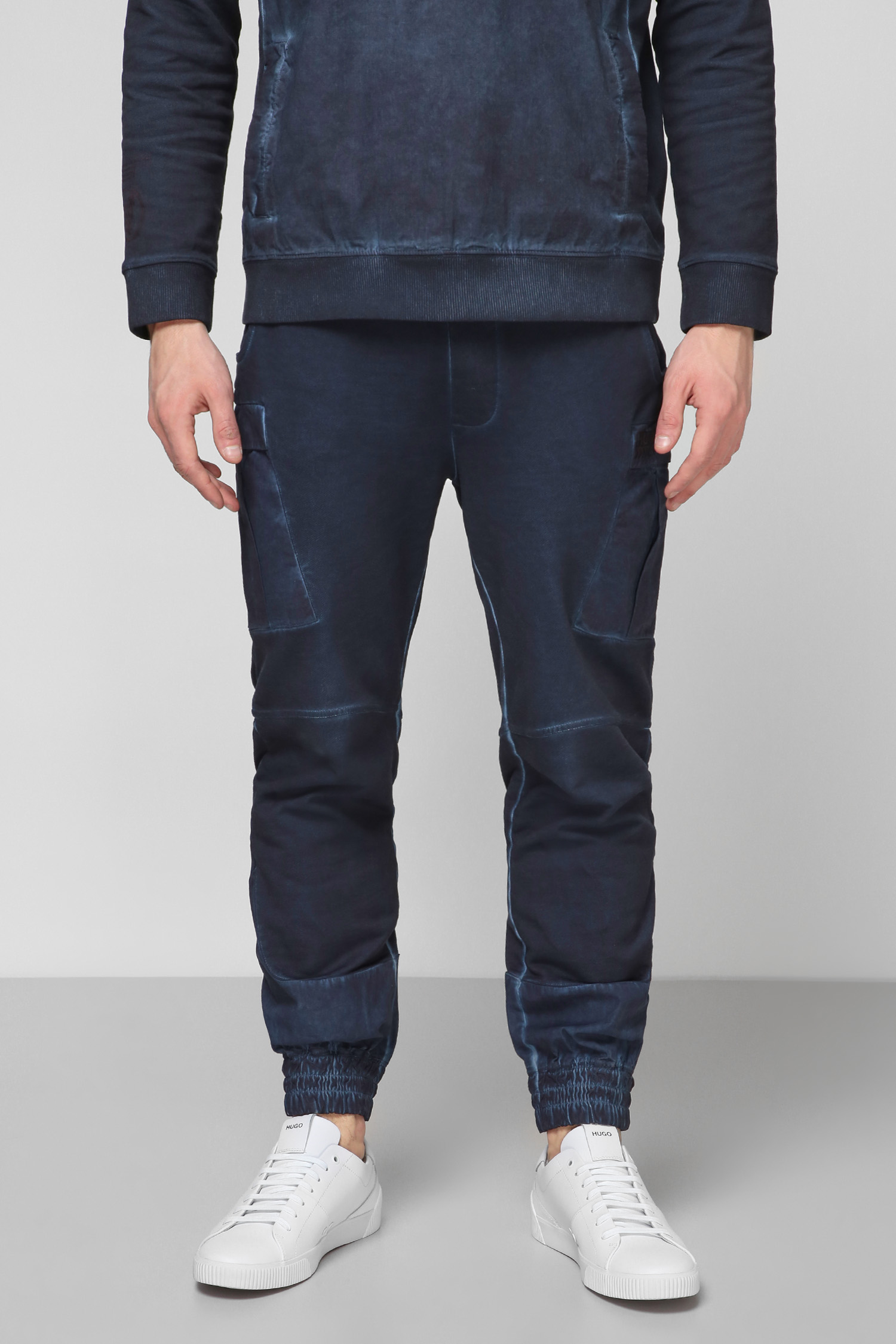 Мужские темно-синие спортивные брюки HUGO x Liam Payne HUGO 50448163;405