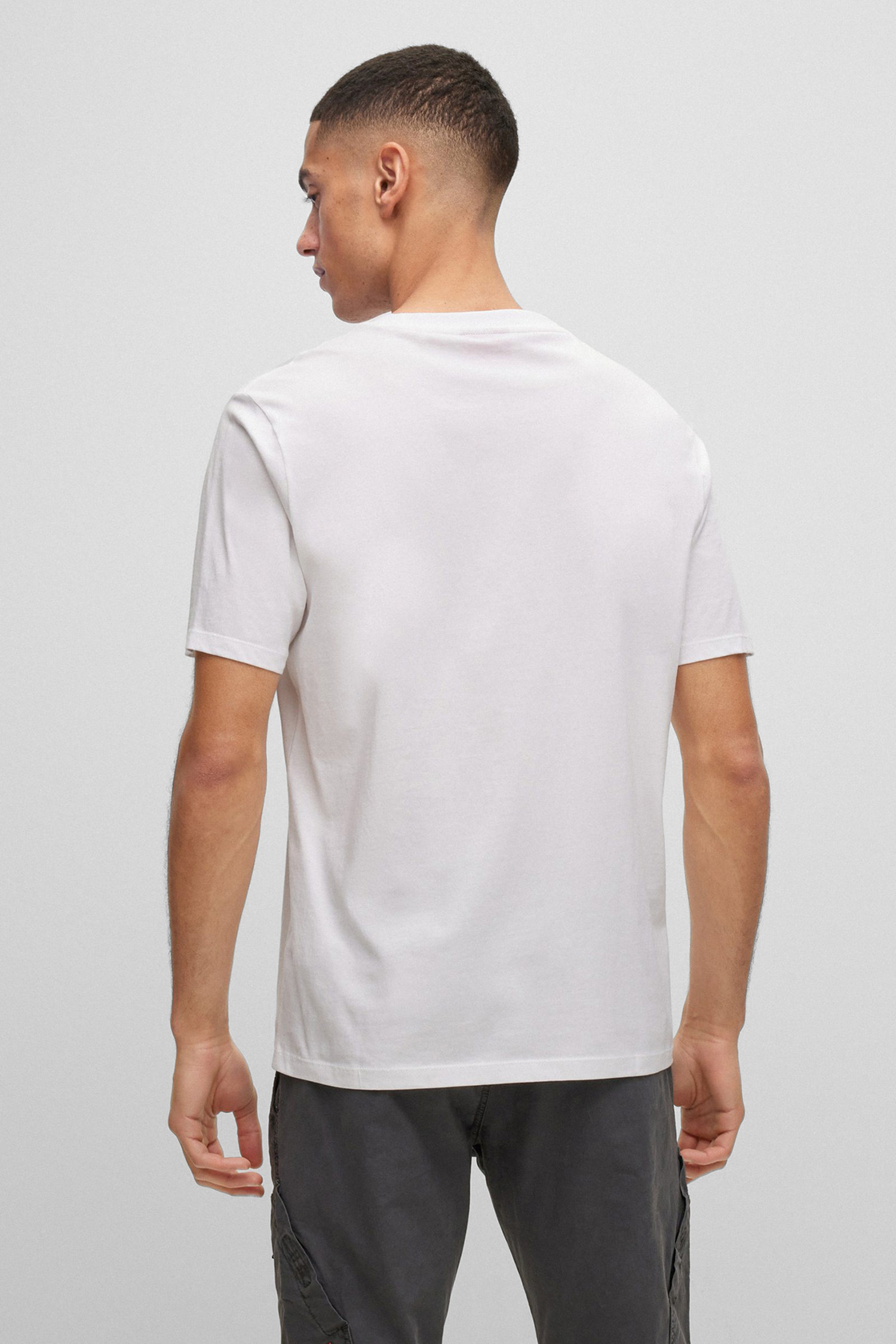 Мужская белая футболка HUGO 50467952;100