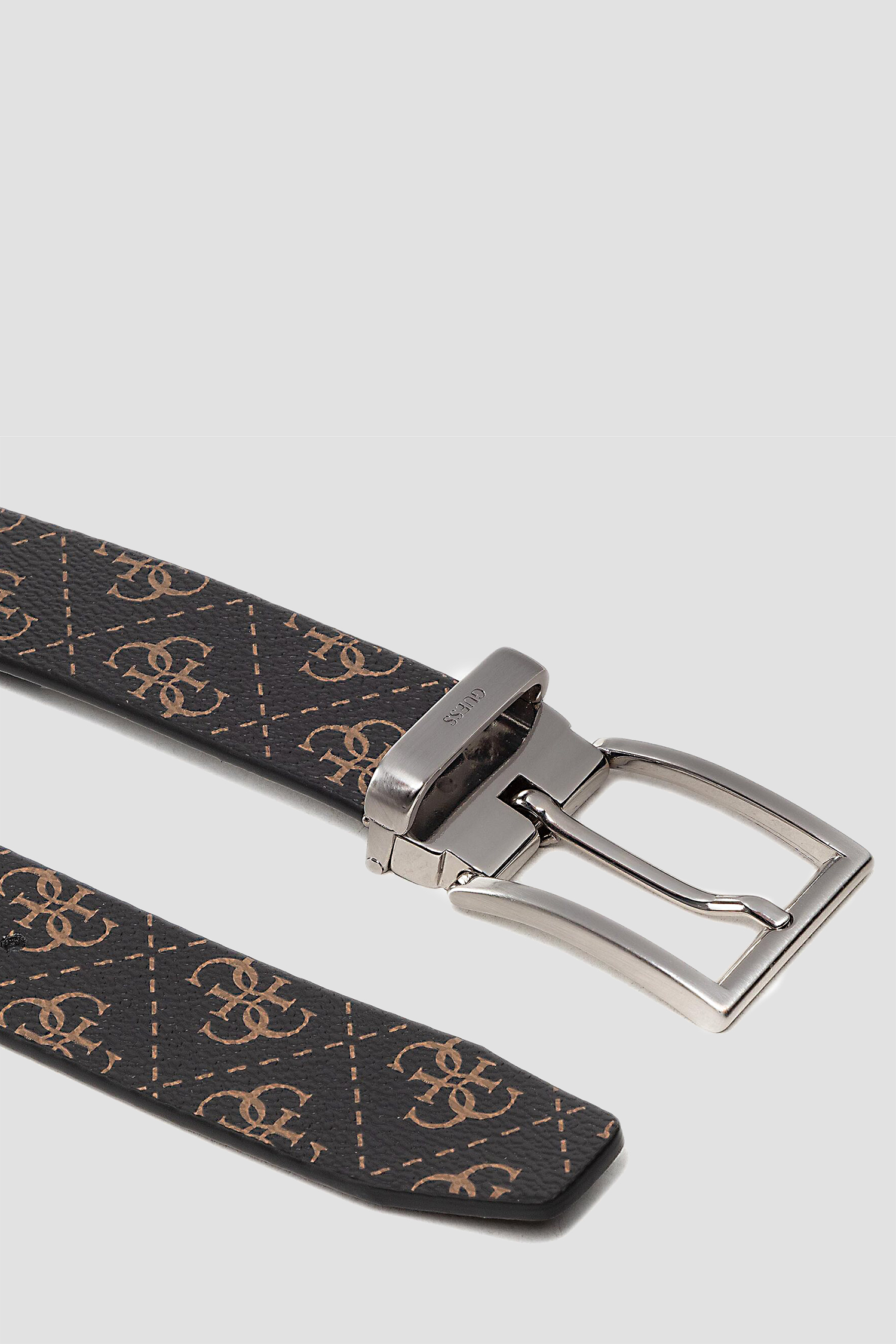 Мужской черный двусторонний ремень Guess BM7541.LEA35;BOC