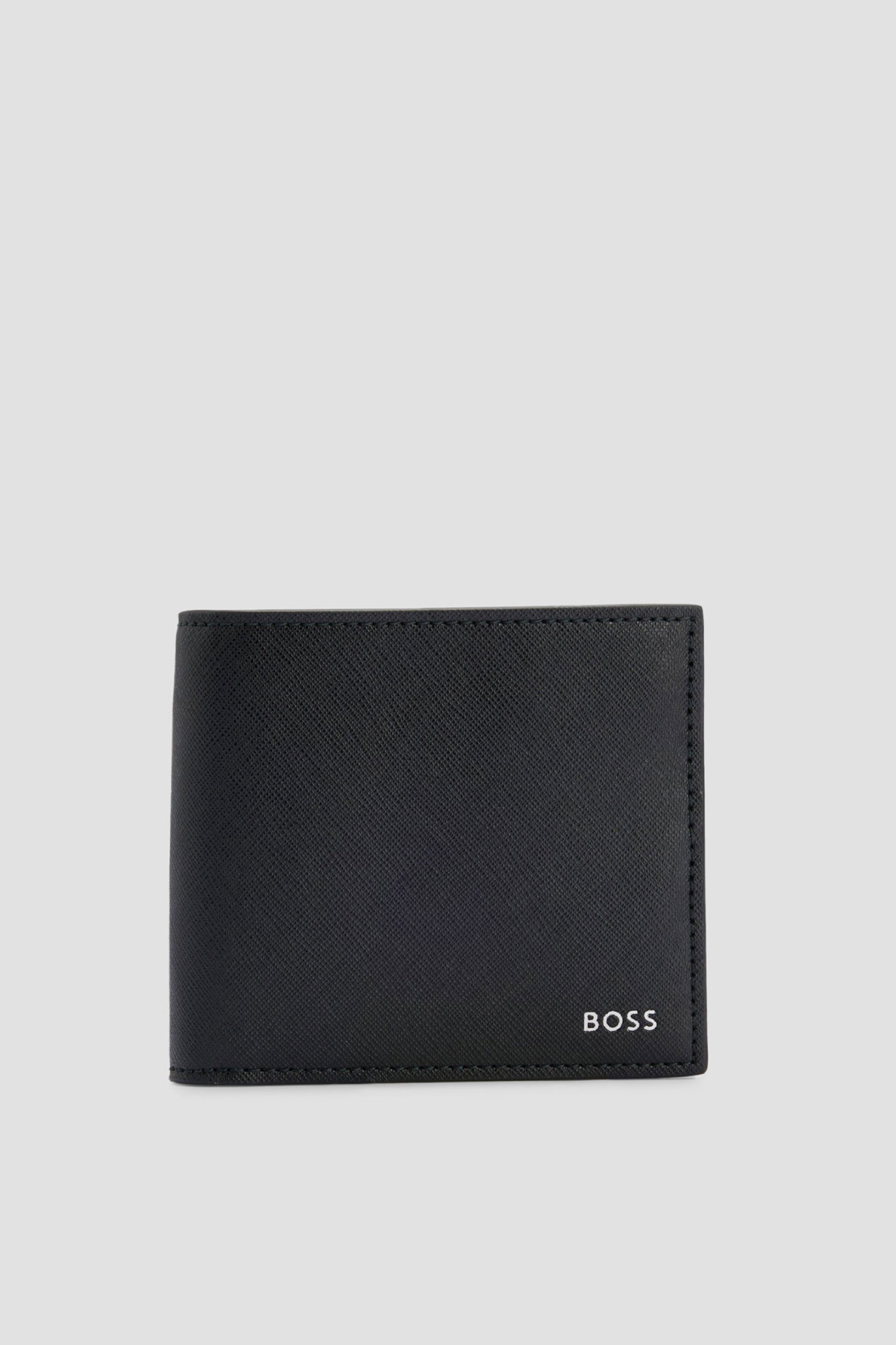 Мужской черный кожаный кошелек BOSS 50485599;001