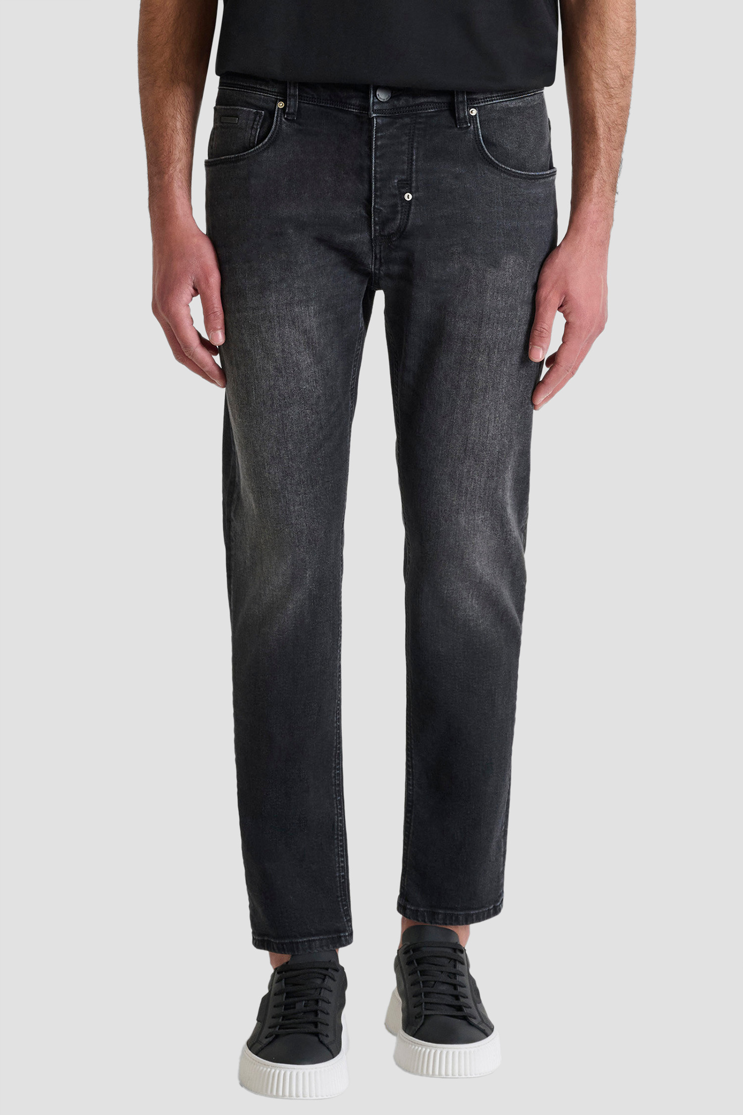Мужские черные джинсы Antony Morato MMDT00264.FA750592;9000