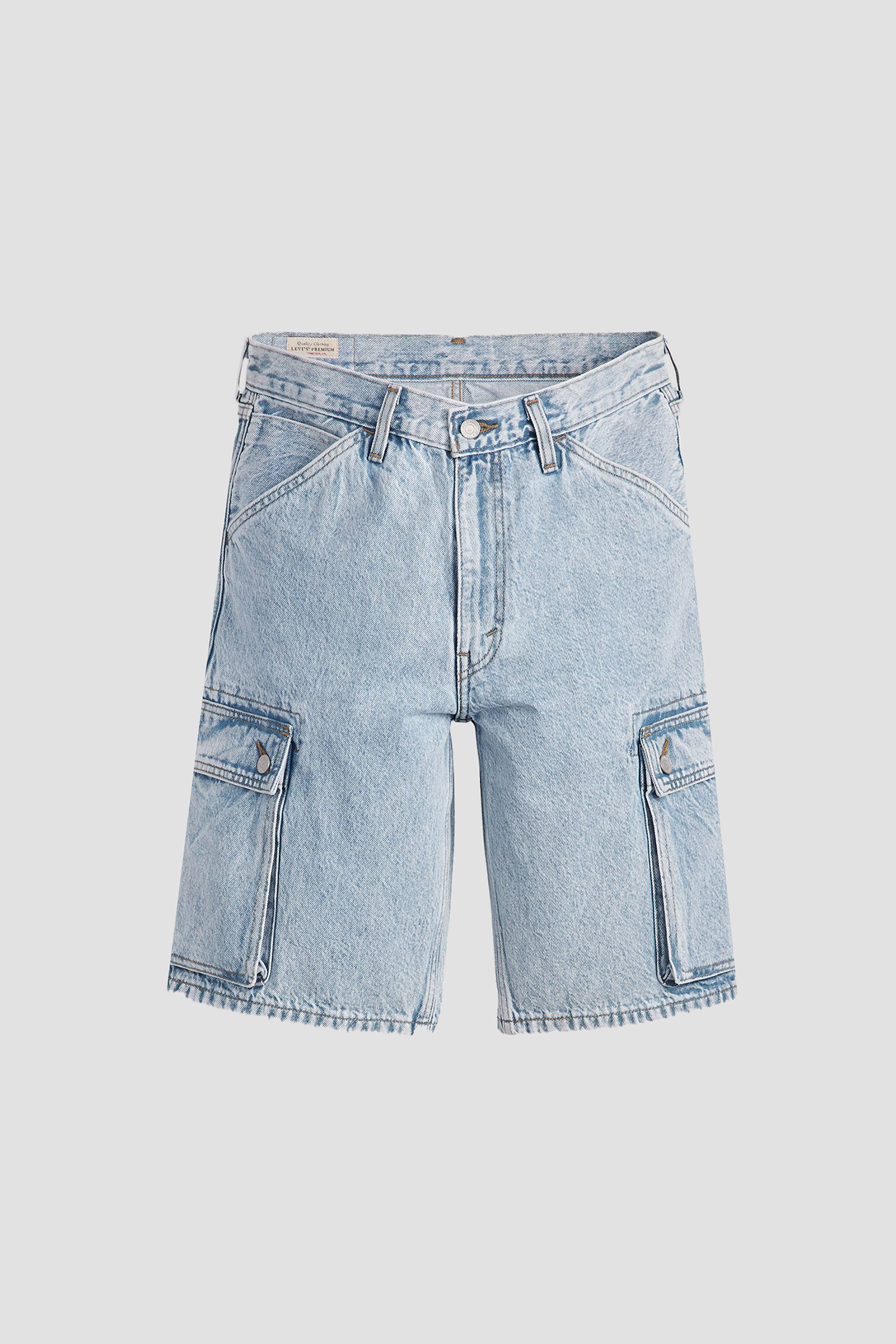 Мужские голубые джинсовые шорты 478™ Baggy Cargo Levi’s® 001GU;0004