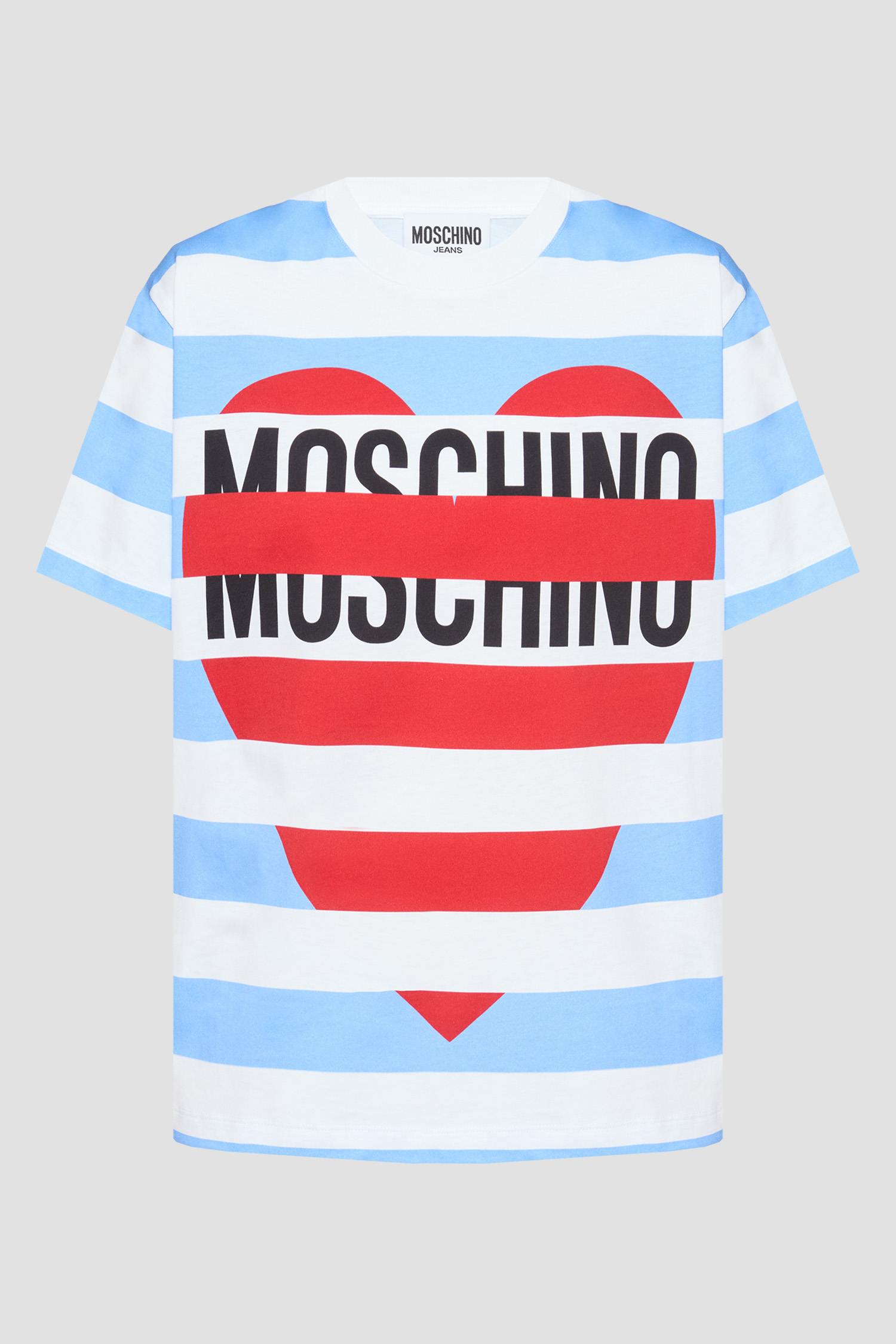 Жіноча футболка у смужку Moschino J0716.8236;2888