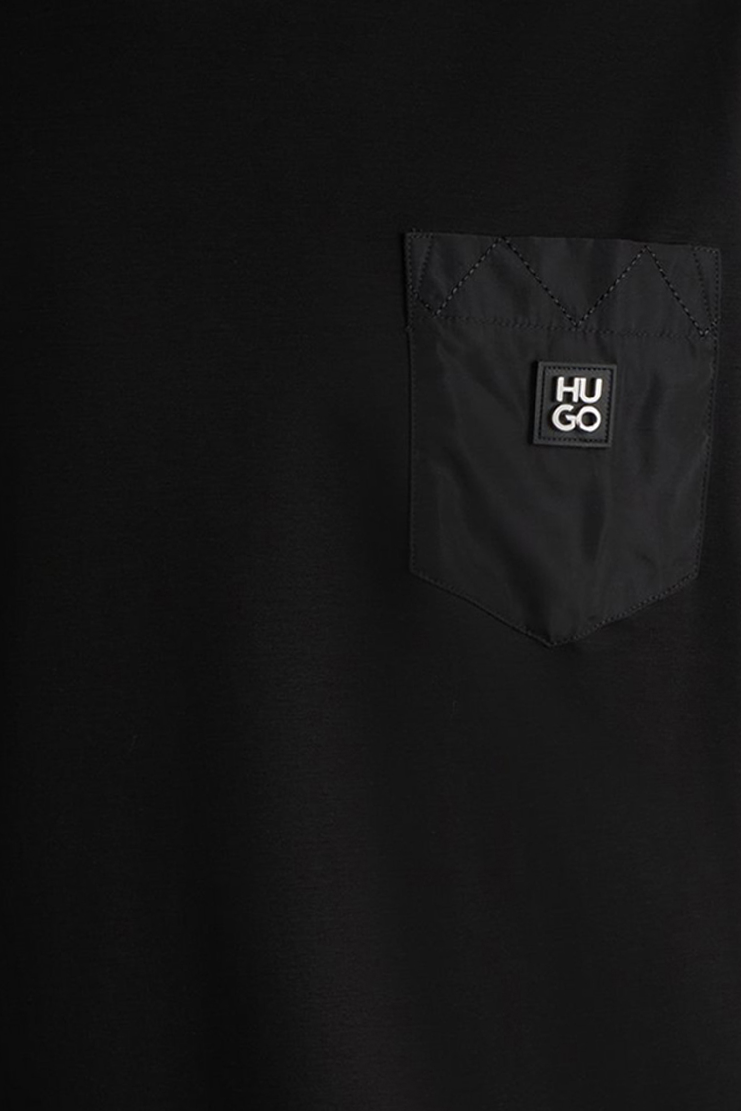 Мужская черная футболка HUGO 50536347;001