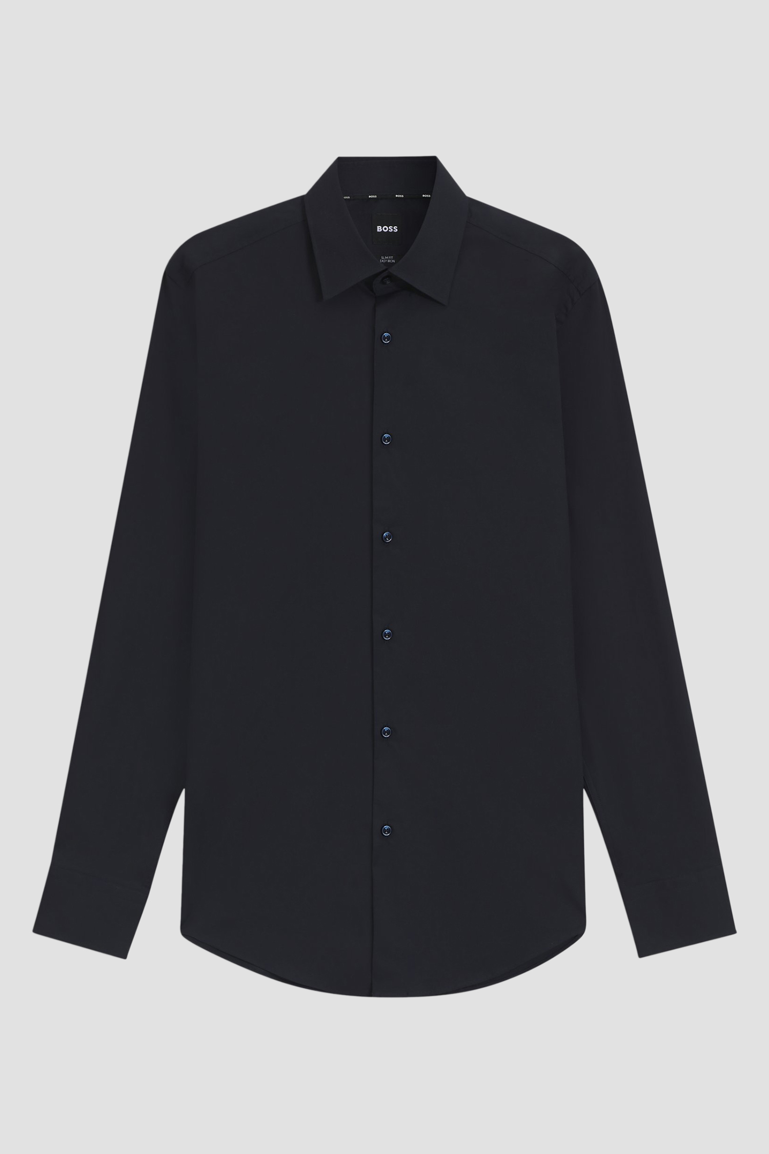 Мужская темно-синяя рубашка BOSS 50469345;404