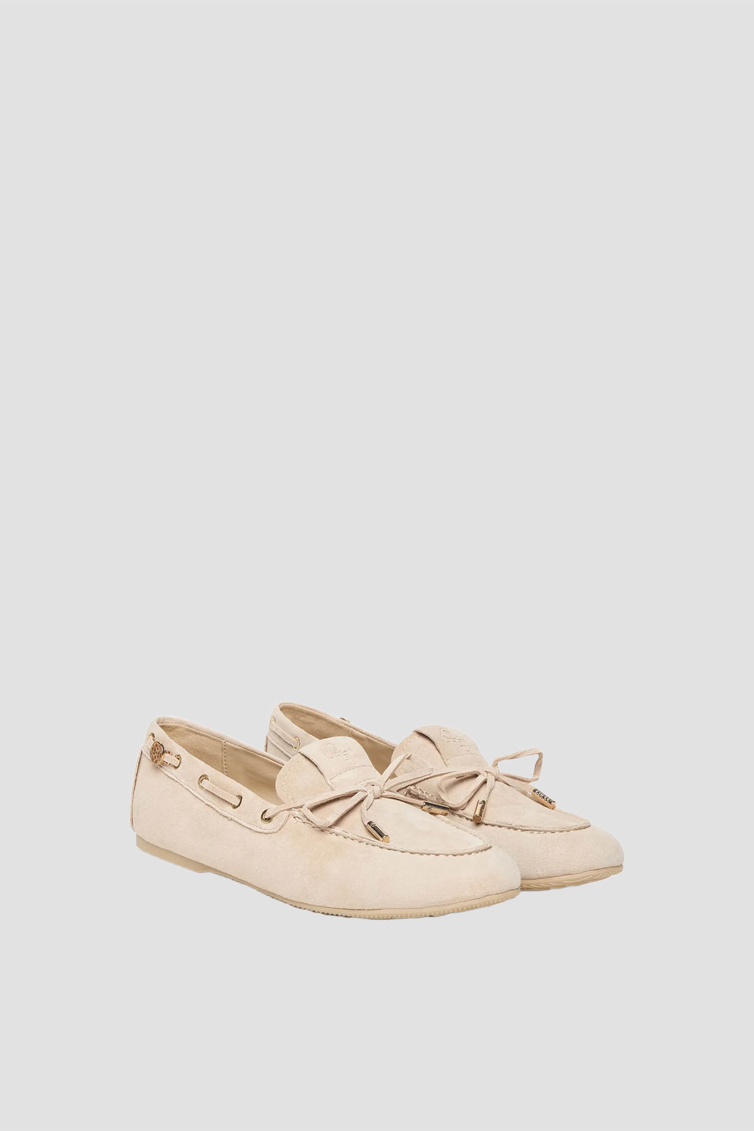 Жіночі бежеві замшеві мокасини Guess FLPAIS.SUE14;BEIGE