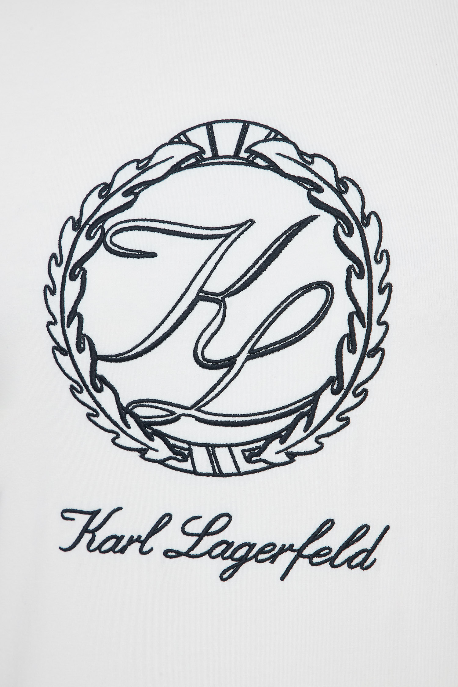 Чоловіча біла футболка Karl Lagerfeld 534221.755423;80