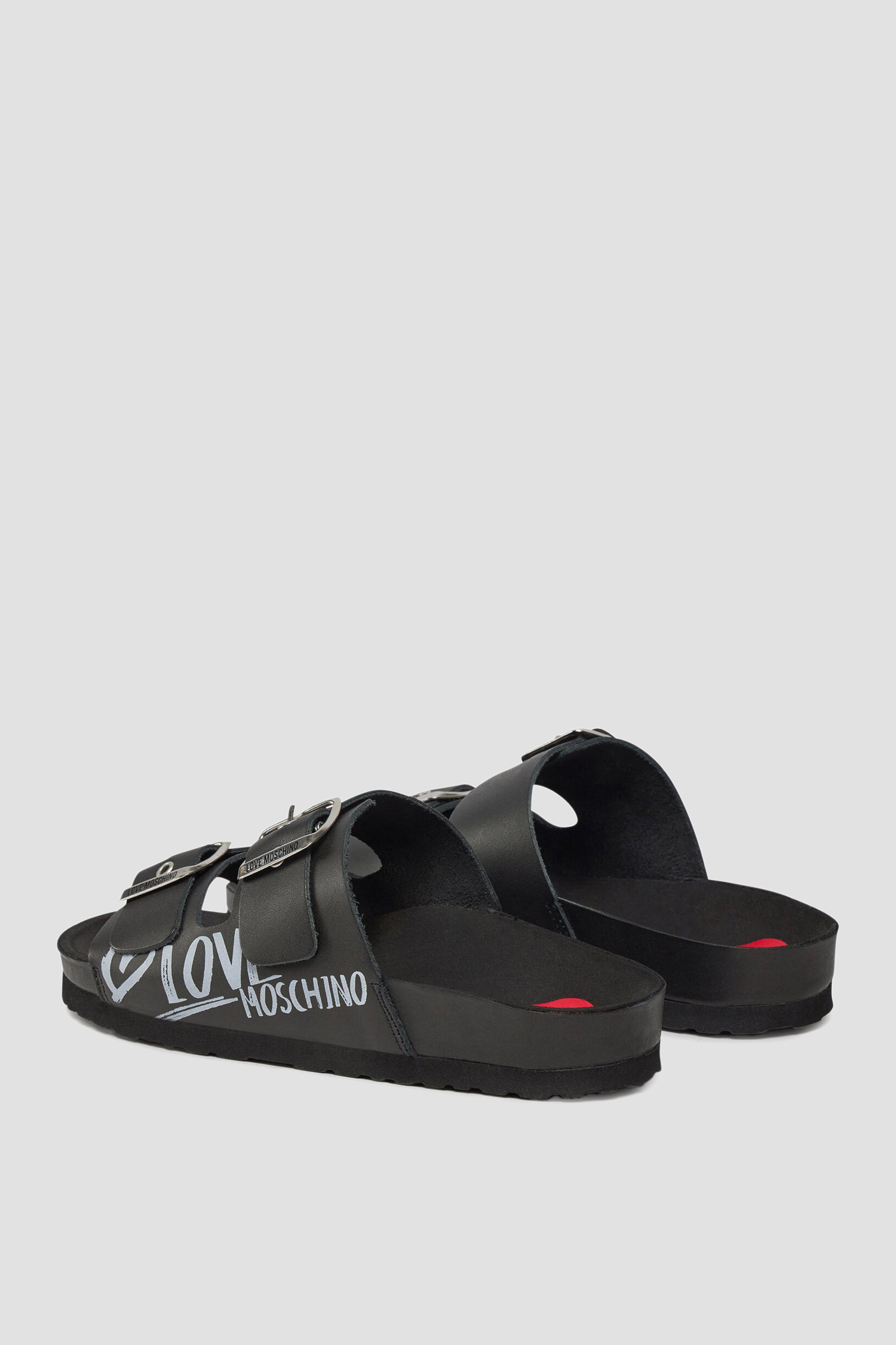 Жіночі чорні слайдери Moschino JA28193G1I.IA0;000