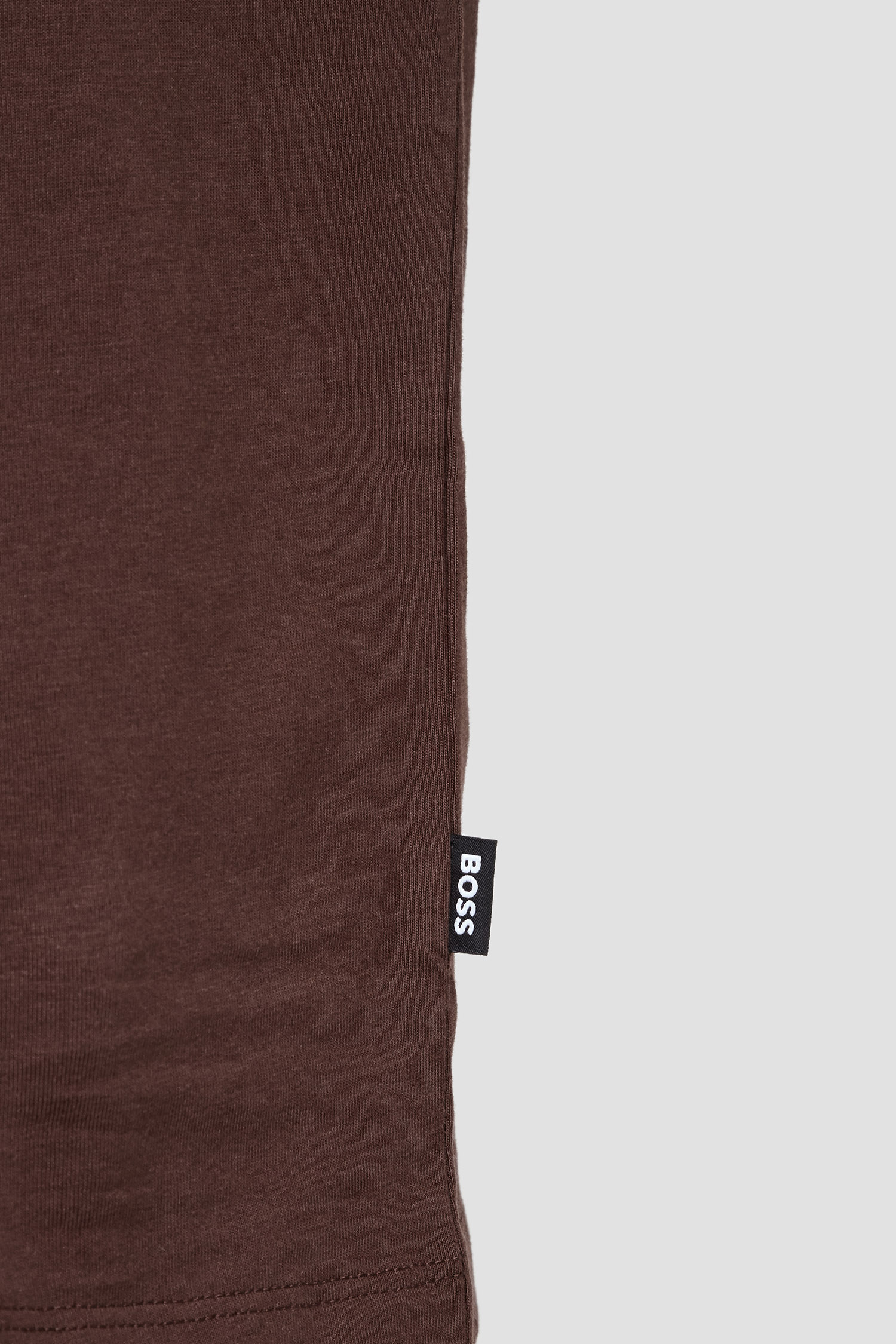 Мужская коричневая футболка BOSS 50499558;205