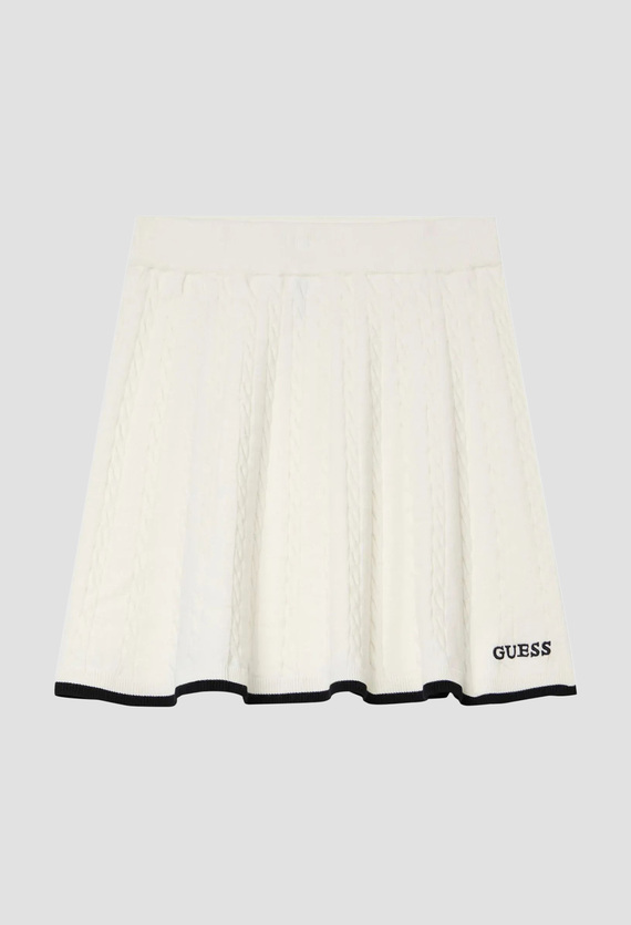 Детская белая юбка Guess Kids J6RD22.Z4652;G1O6 — Ultrashop