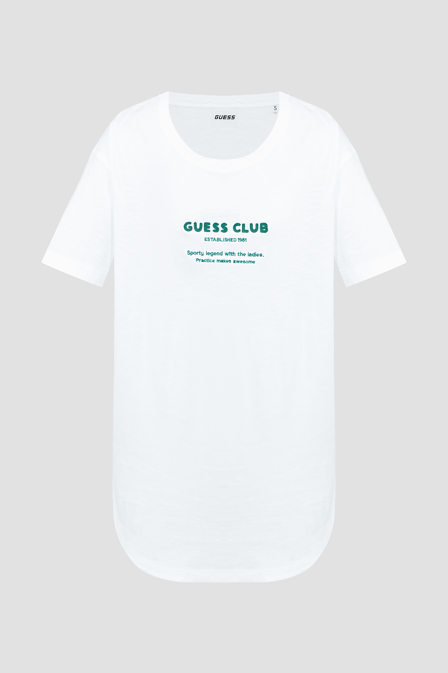 Женская белая футболка Guess V4GI05.K8G01;G011