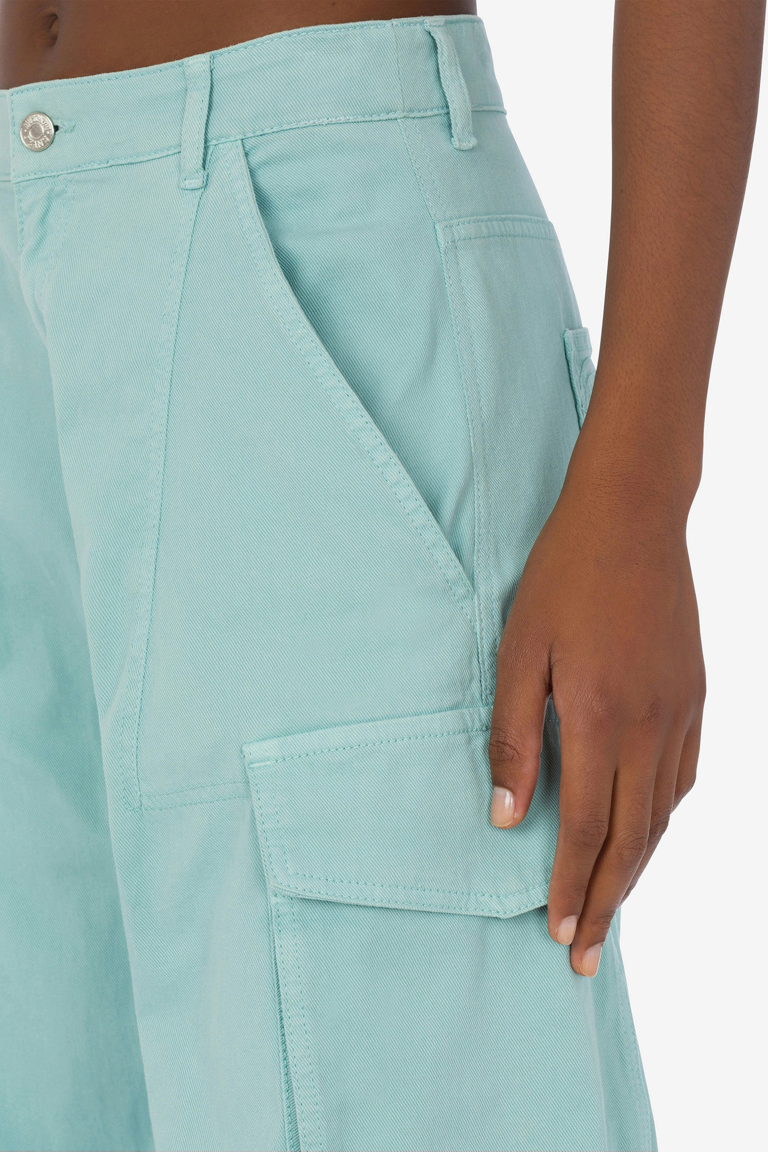 Женские мятные карго Moschino A0336.3732;0332