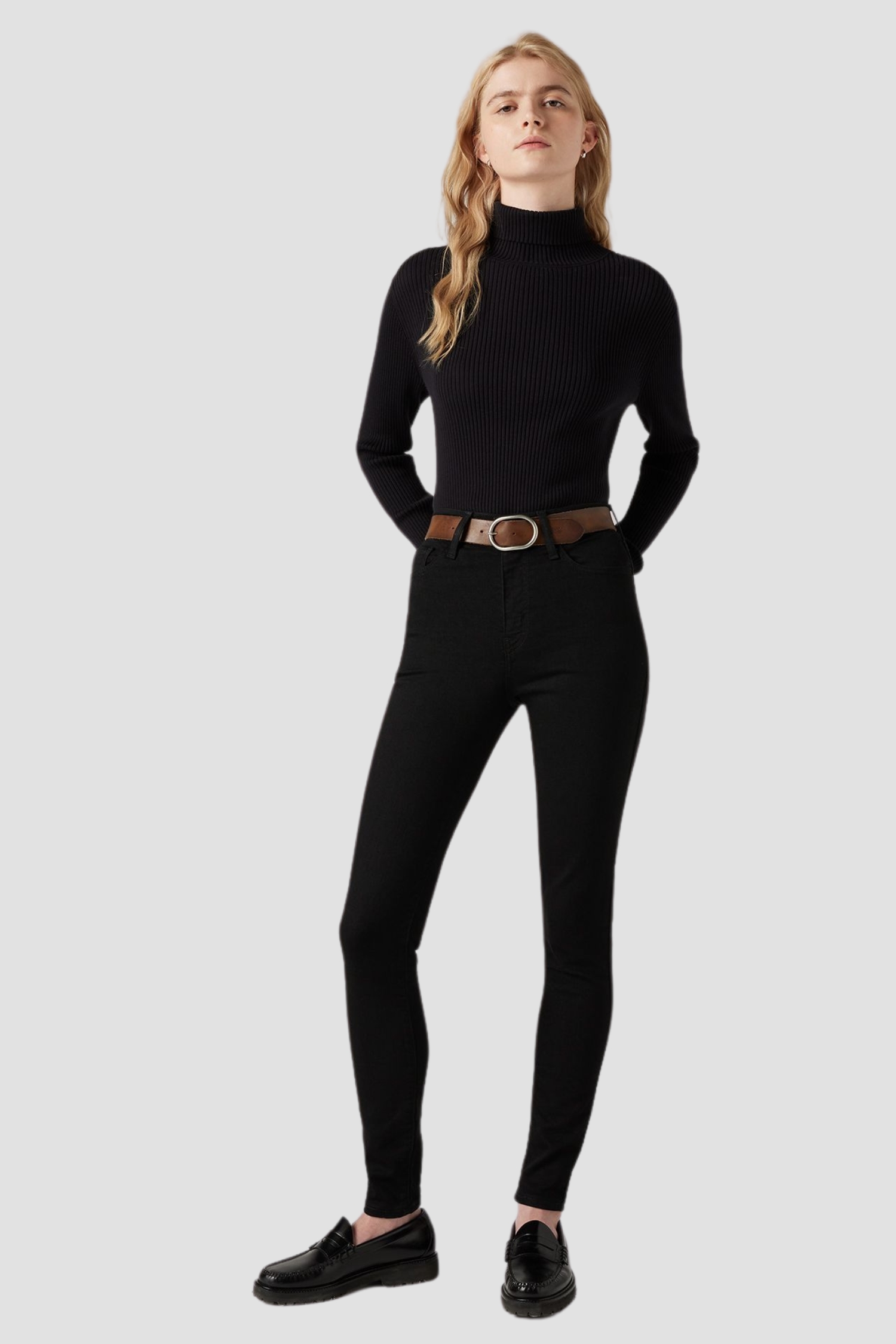 Женские черные джинсы 720® High Rise Super Skinny Levi’s® 52797;0000