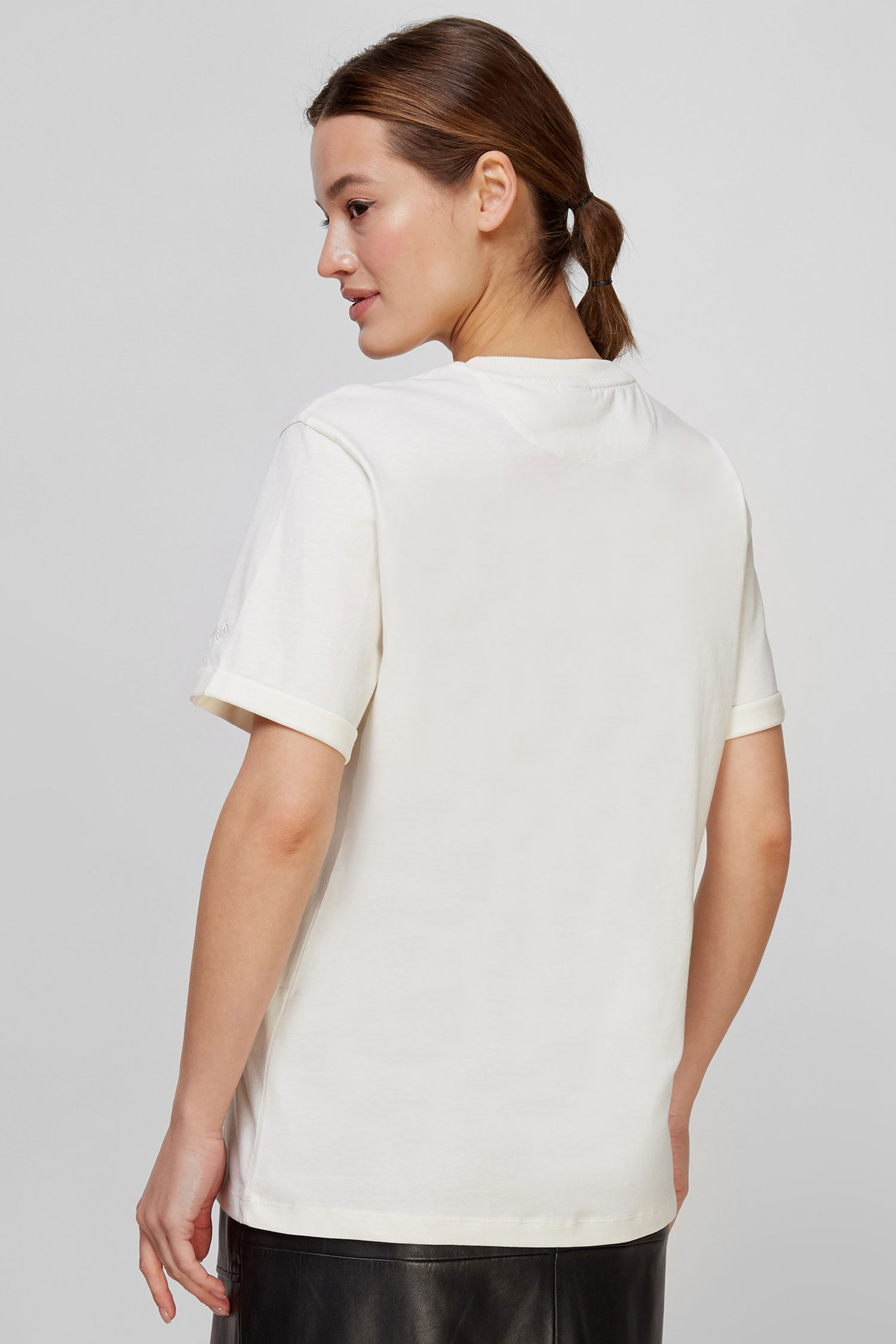 Женская белая футболка HUGO 50467321;110