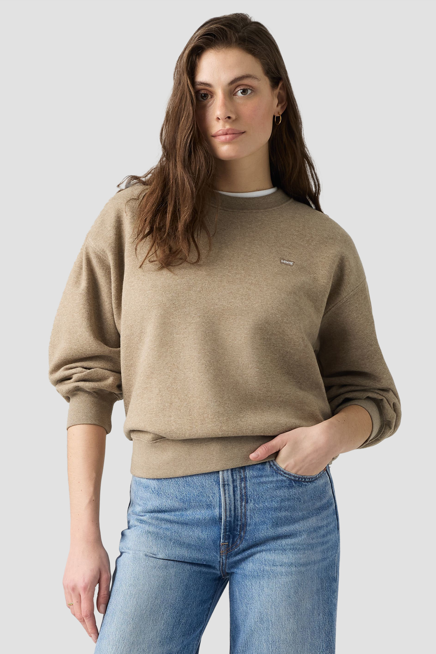 Женский коричневый свитшот Levi’s® 0082J;0007