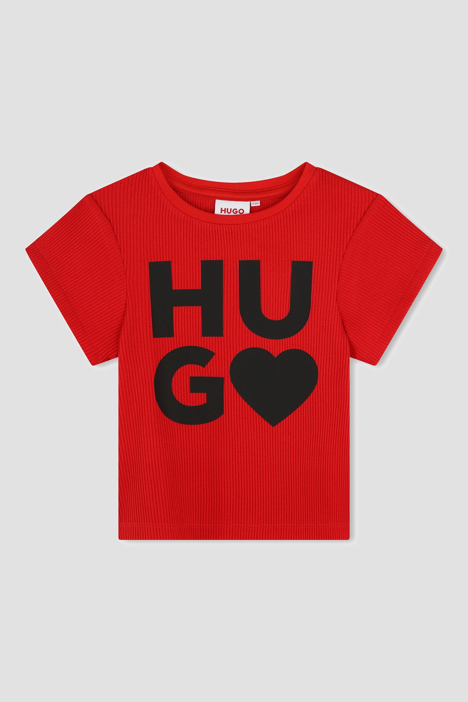 Дитяча червона футболка HUGO kids G00063;990