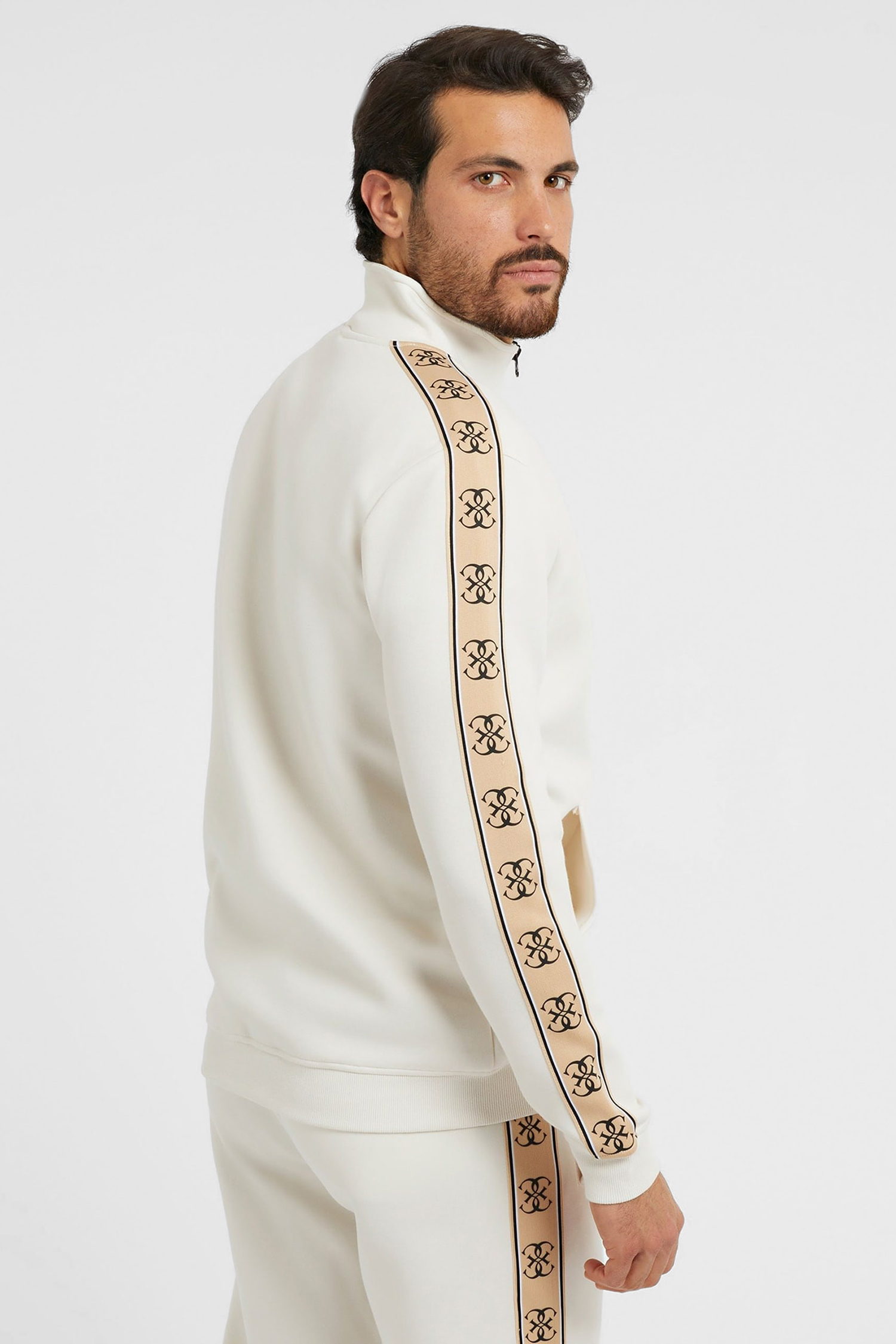 Мужская белая спортивная кофта Guess Z2YQ10.KB3P2;G9L9