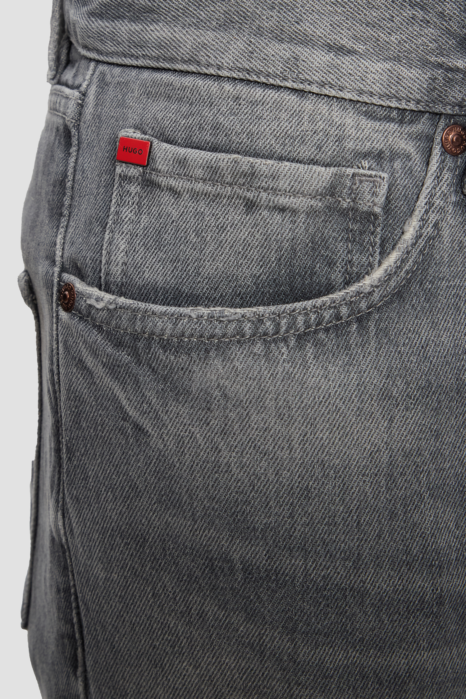 Мужские серые джинсы HUGO 50537708;025