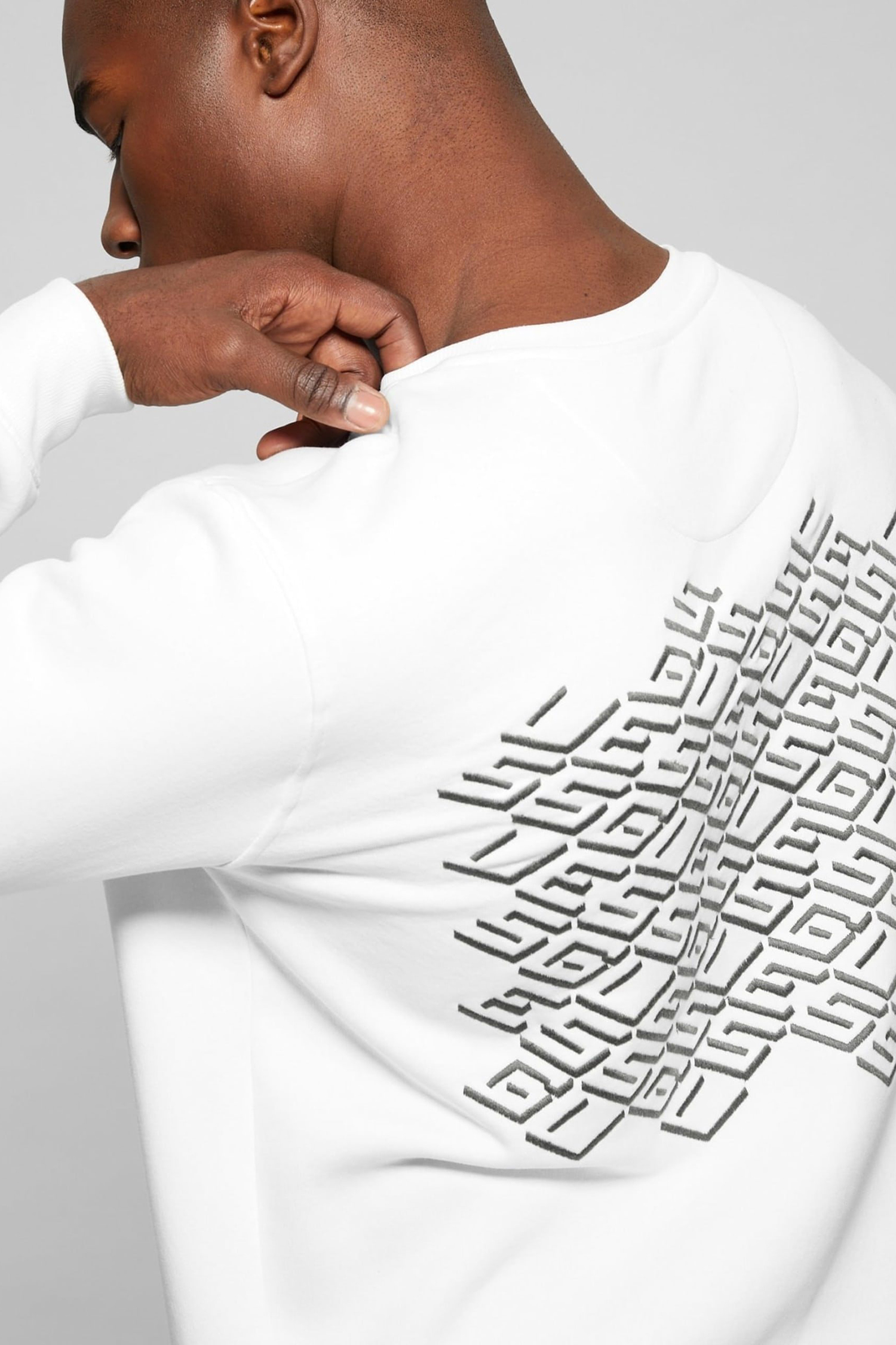 Чоловічий білий світшот Guess M3BQ41.K9Z21;G011
