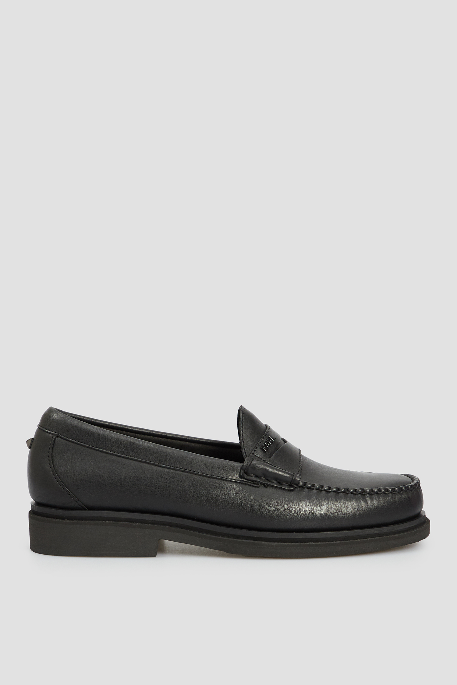 Мужские черные кожаные лоферы Karl Lagerfeld 543483.855008;990