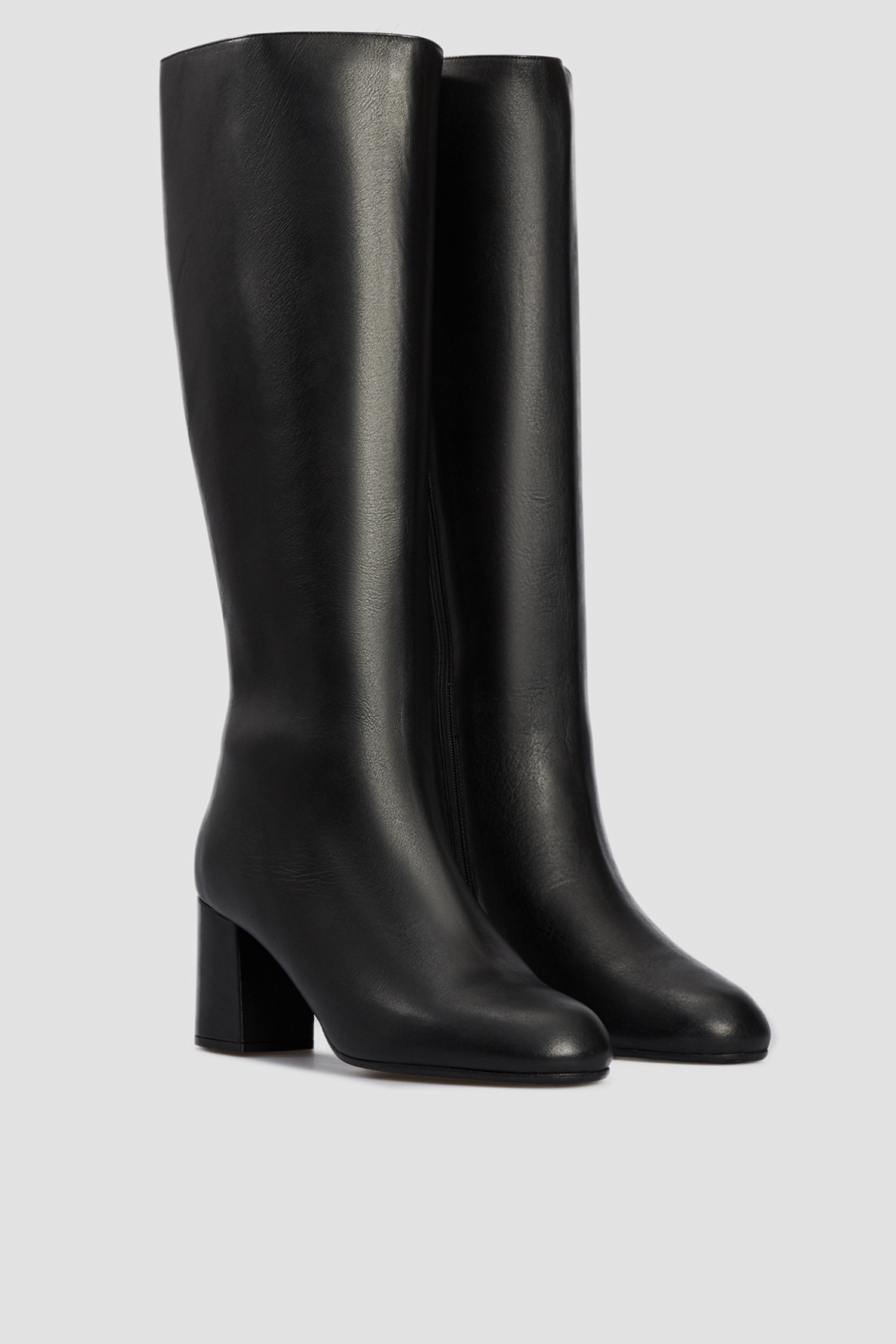 Женские черные кожаные сапоги BALDININI D2BF16VIGE;0000